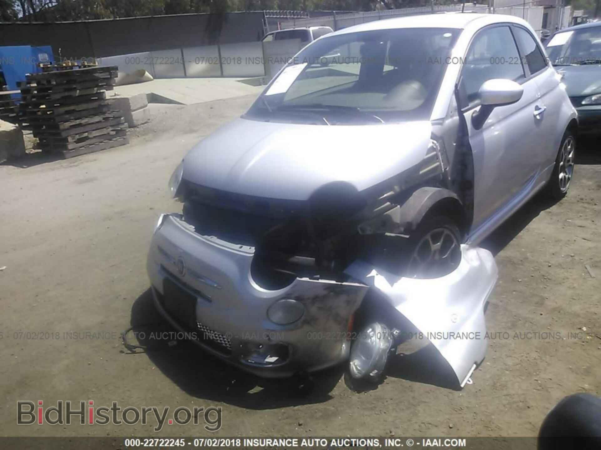 2012 Fiat 500 - VIN: 3C3CFFBR2CT126012 - Фото 2
