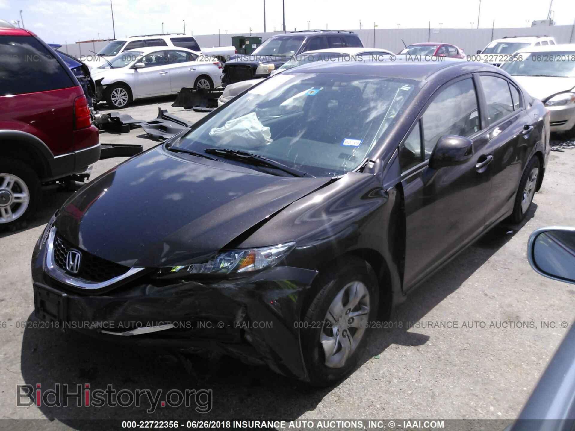 2013 Honda Civic - VIN: 19XFB2F50DE020572 - Фото 2