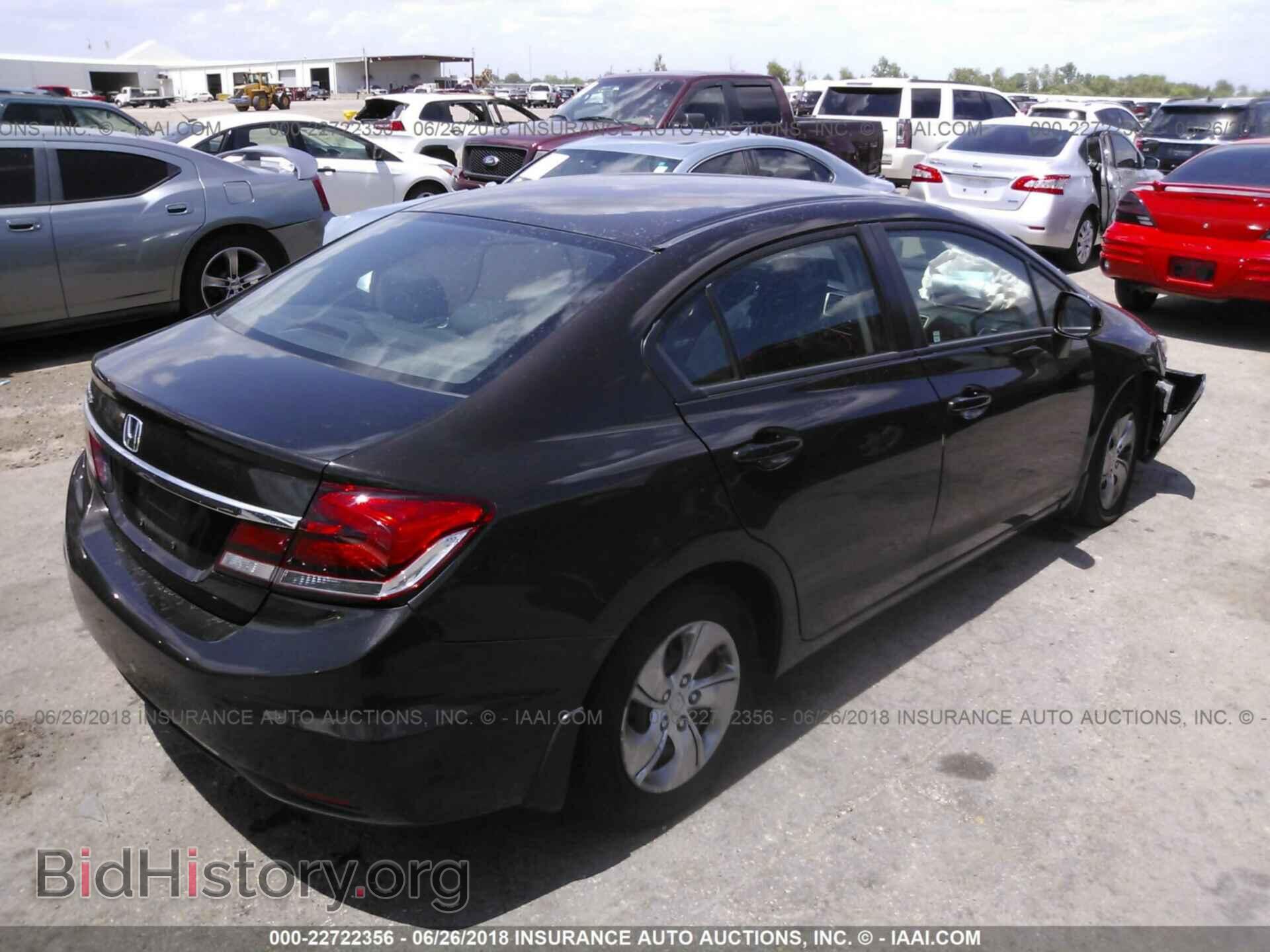 2013 Honda Civic - VIN: 19XFB2F50DE020572 - Фото 4