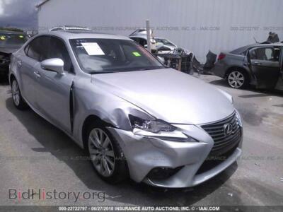 2015 Lexus IS, серебристый — VIN JTHBF1D2XF5072925, IAAI