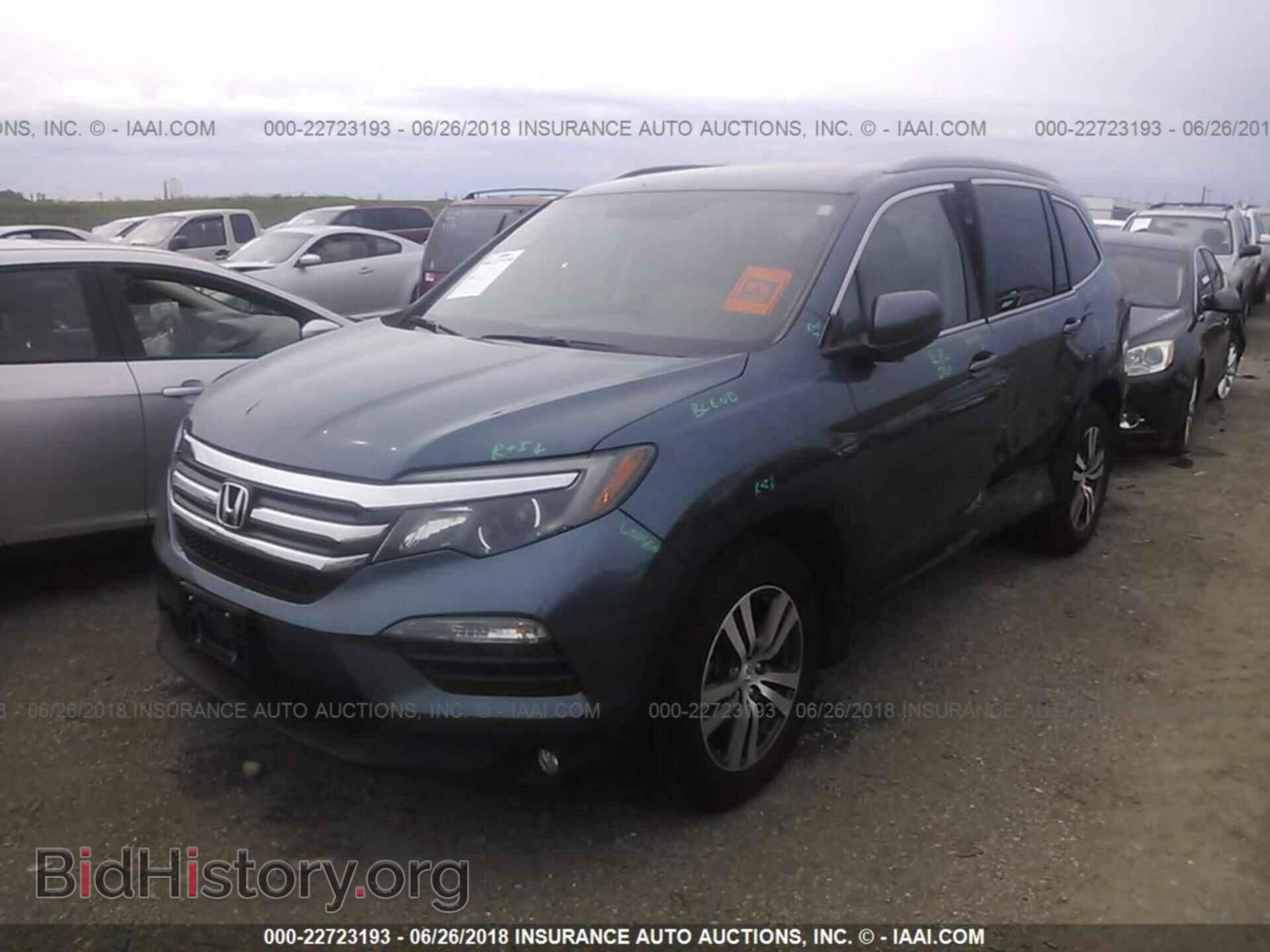 2016 Honda Pilot - VIN: 5FNYF6H59GB115258 - Photo 2