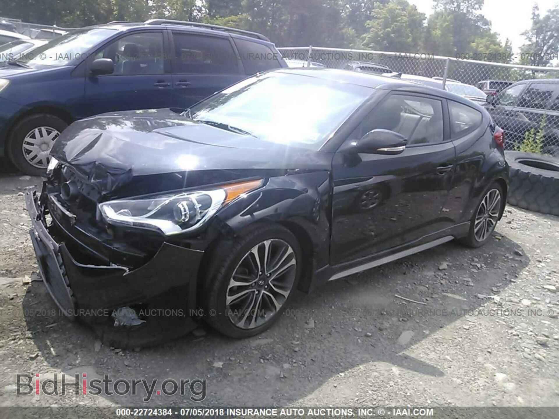 2016 Hyundai Veloster - VIN: KMHTC6AE4GU289139 - Фото 2