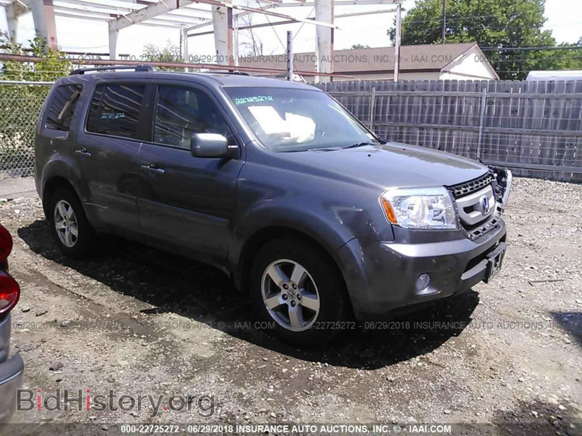 Фотография 5FNYF4H57BB009369 - Honda Pilot 2011
