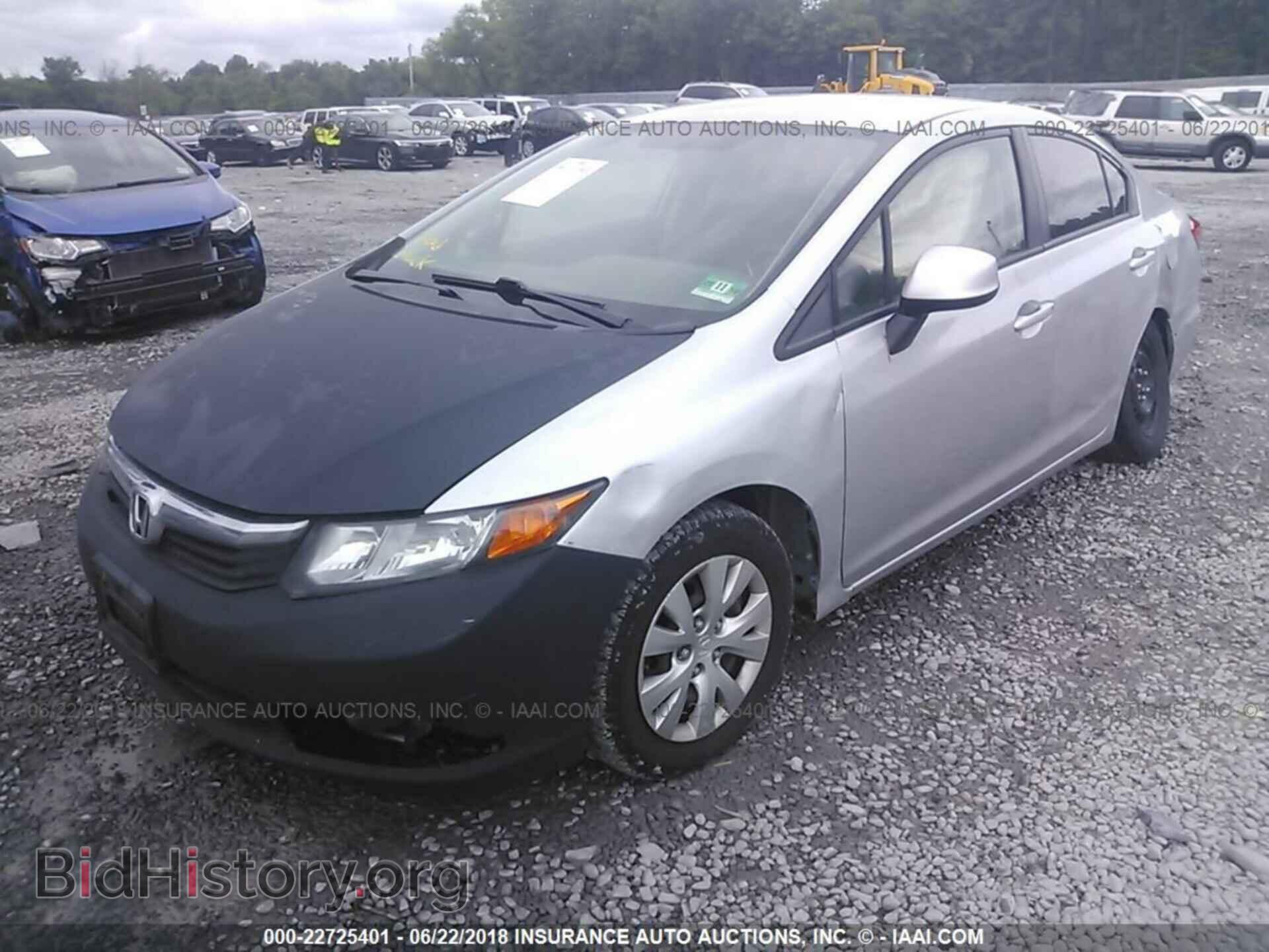 2012 Honda Civic - VIN: 2HGFB2F55CH521252 - Photo 2