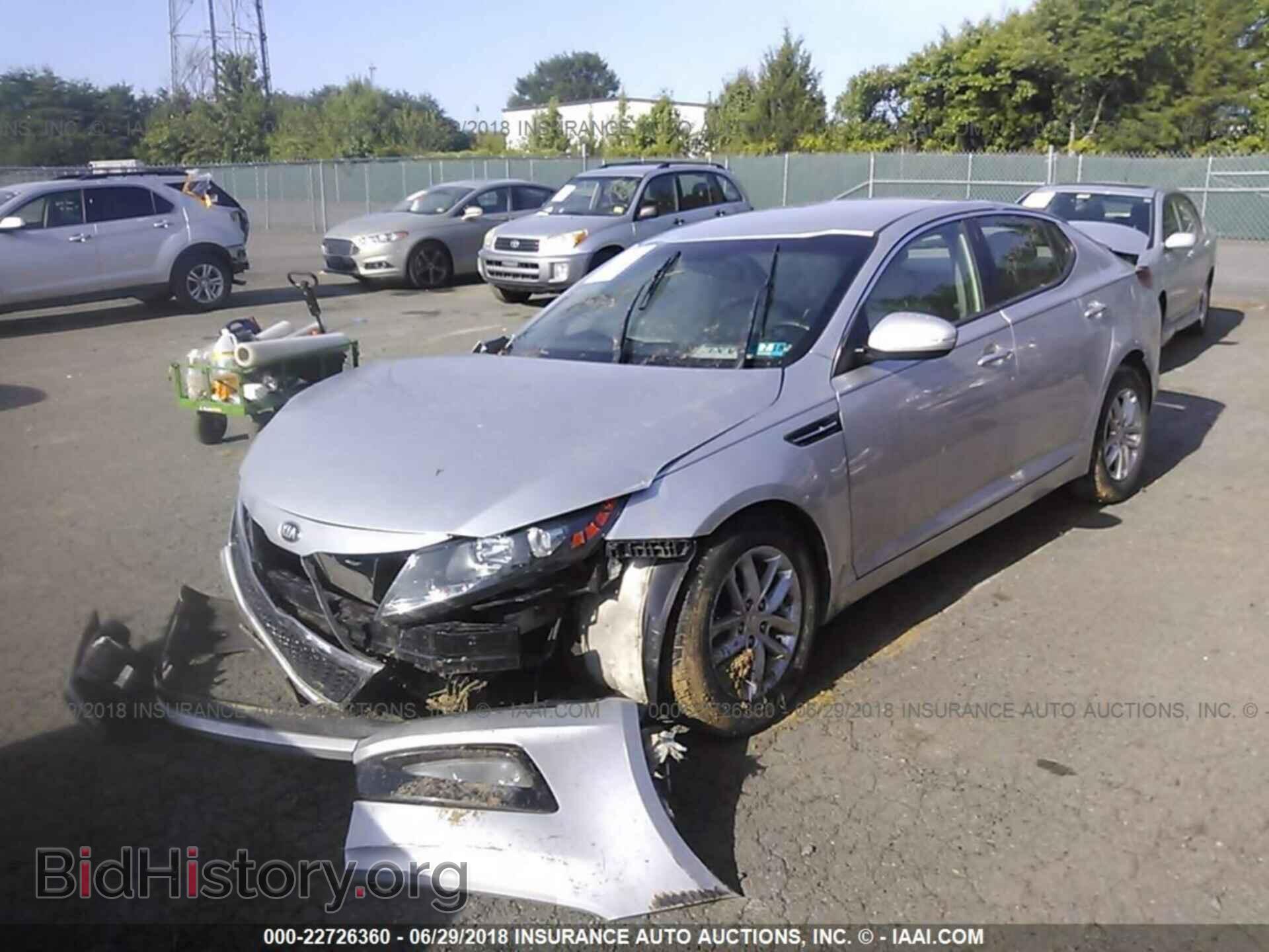 2013 Kia Optima - VIN: KNAGM4A76D5423290 - Фото 2