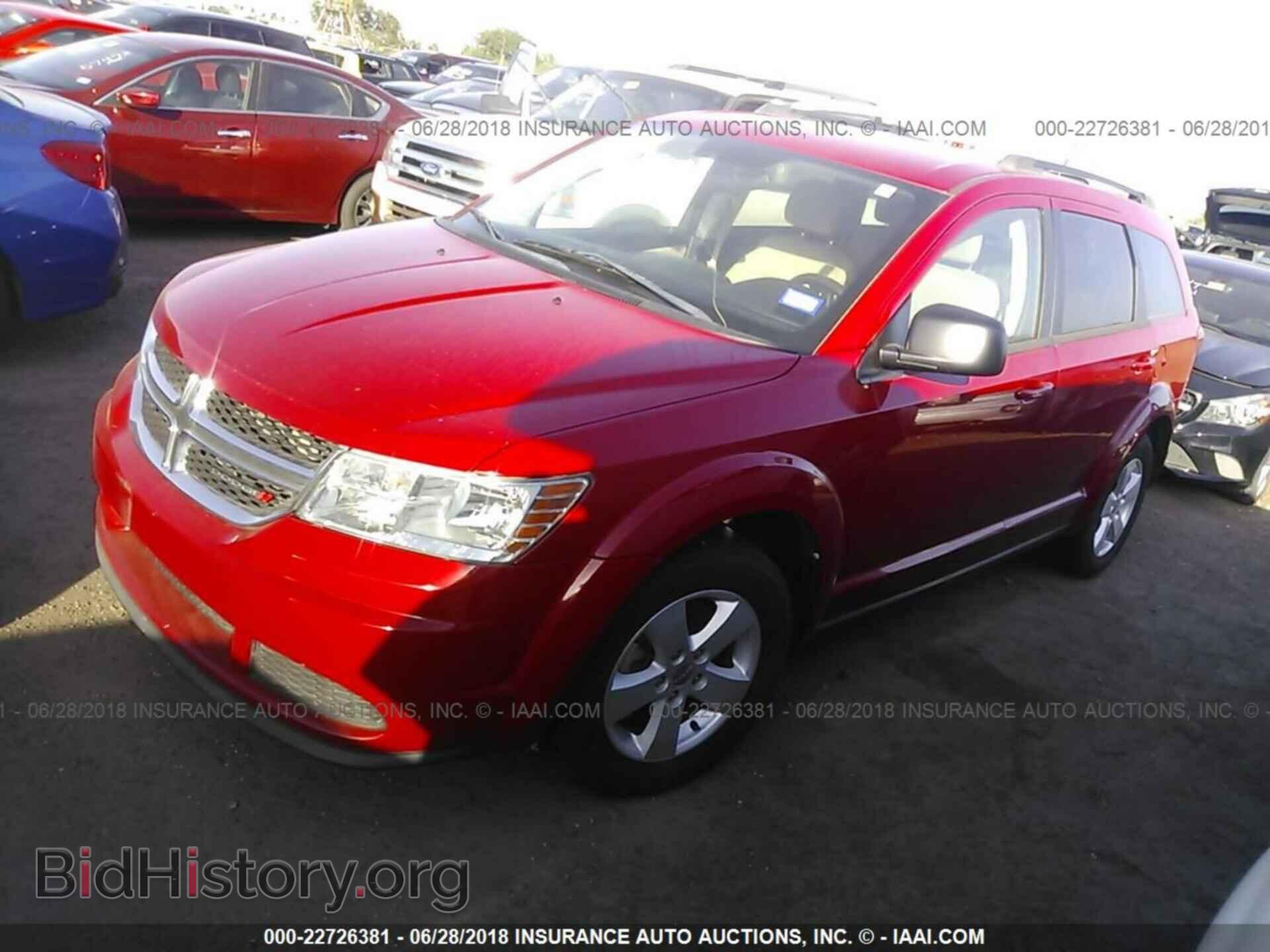 2013 Dodge Journey - VIN: 3C4PDCAB6DT537405 - Фото 2