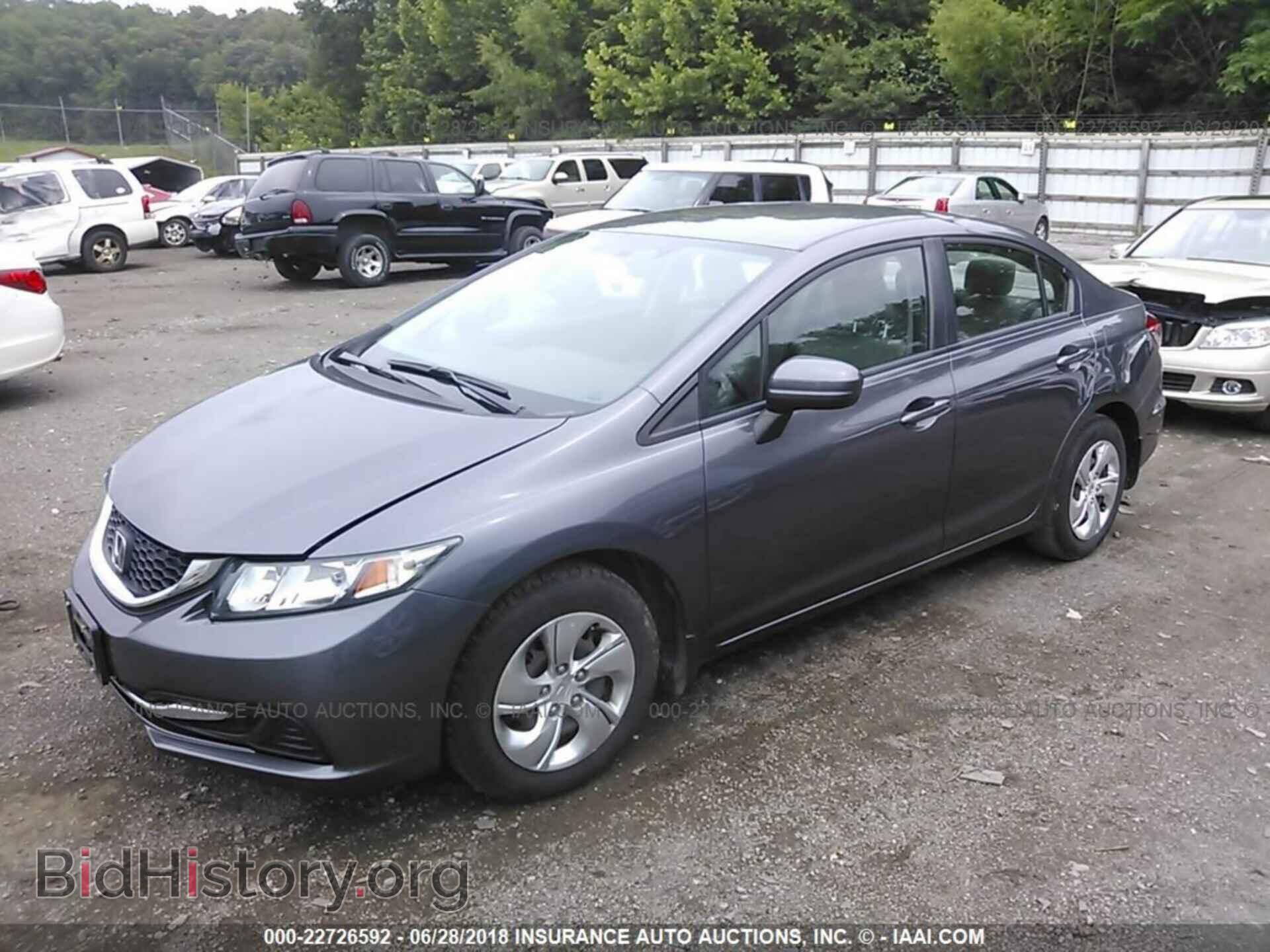 2014 Honda Civic - VIN: 19XFB2F54EE050143 - Фото 2