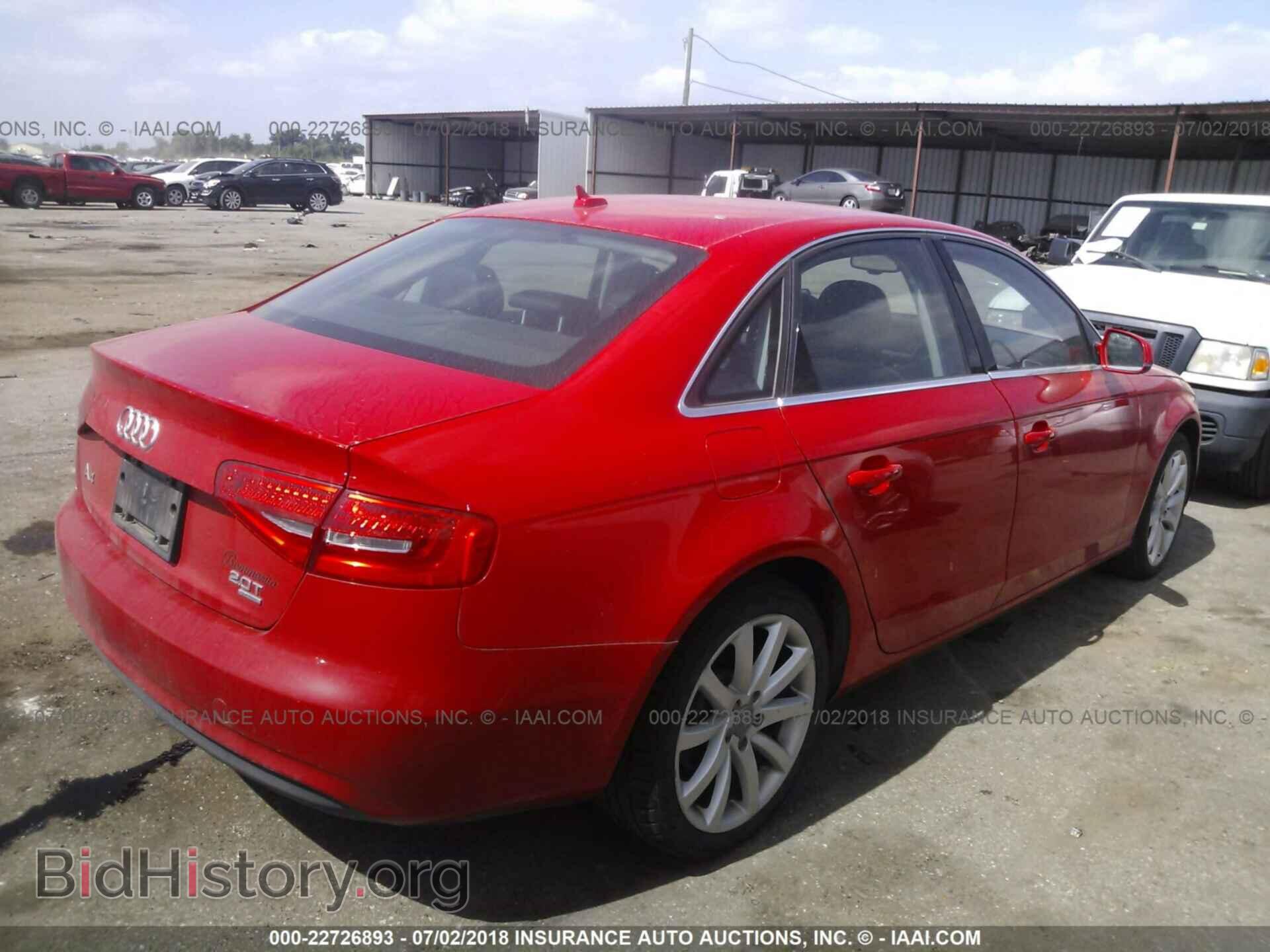 2013 Audi A4 - VIN: WAUFFAFL3DA143005 - Photo 4