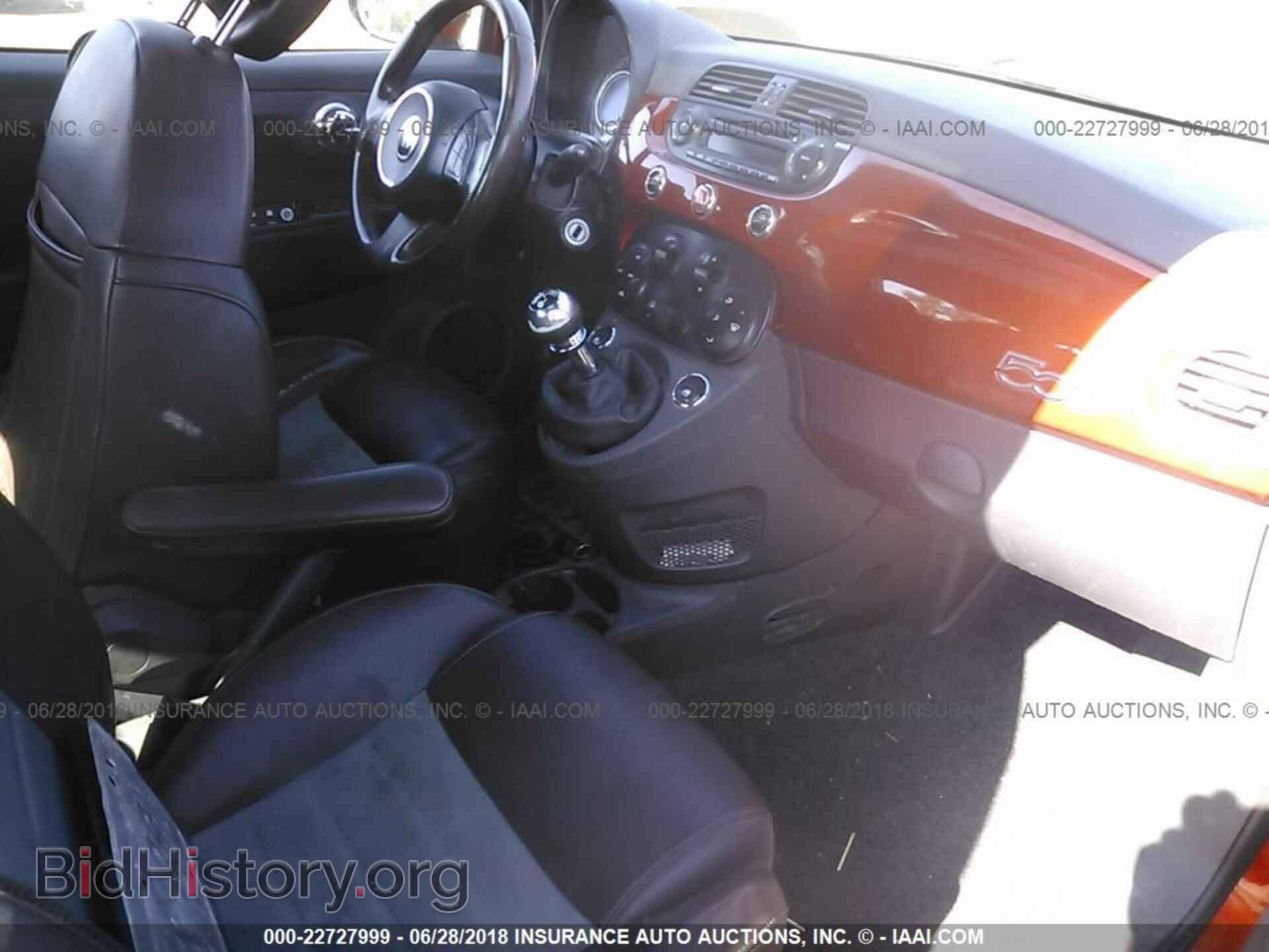 2012 Fiat 500 - VIN: 3C3CFFBR0CT179727 - Photo 5