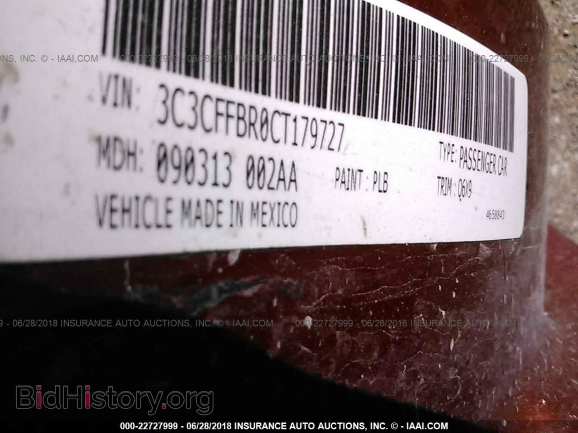 2012 Fiat 500 - VIN: 3C3CFFBR0CT179727 - Photo 9