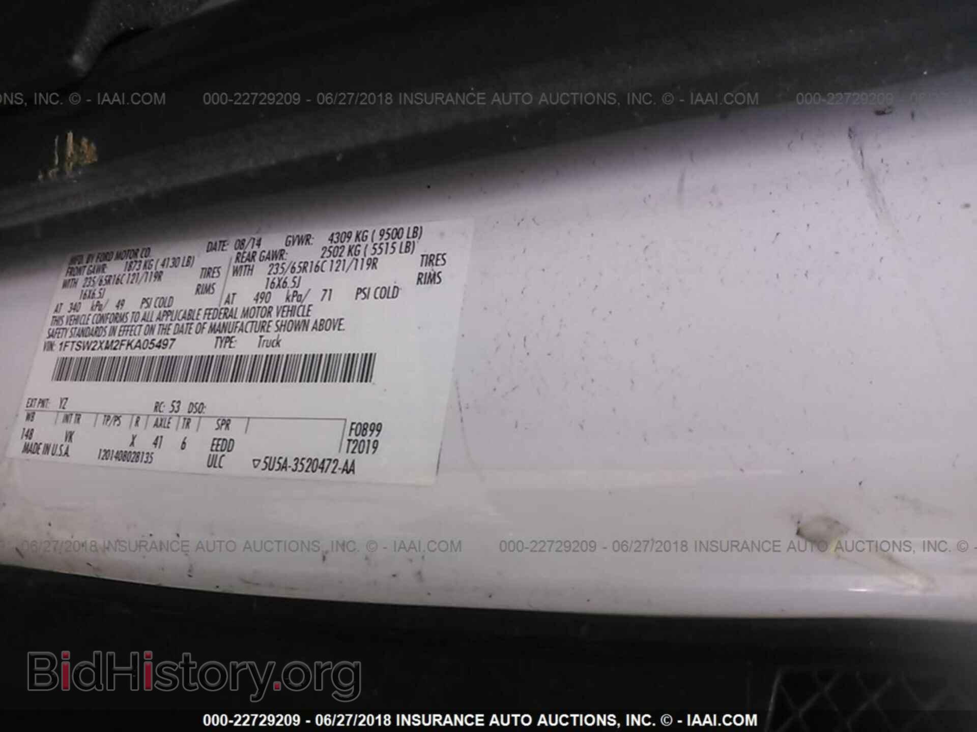 2015 Ford Transit - VIN: 1FTSW2XM2FKA05497 - Фото 9
