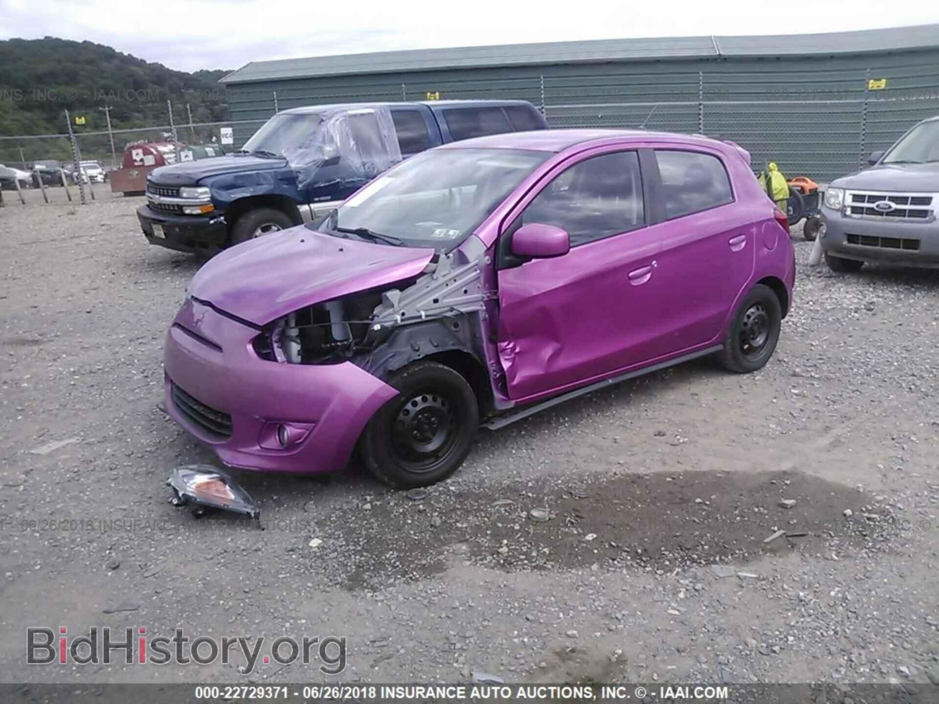 2015 Mitsubishi Mirage - VIN: ML32A3HJ8FH001527 - Фото 2
