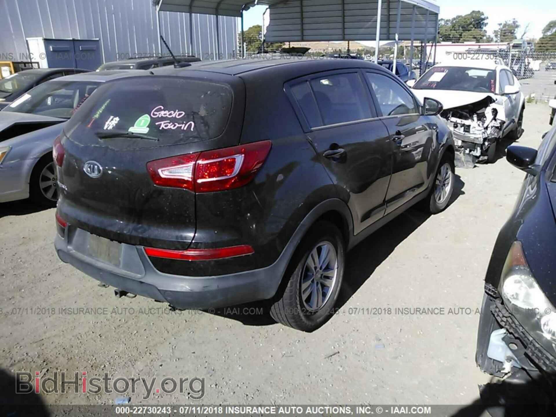 2012 Kia Sportage - VIN: KNDPB3A26C7190148 - Фото 4