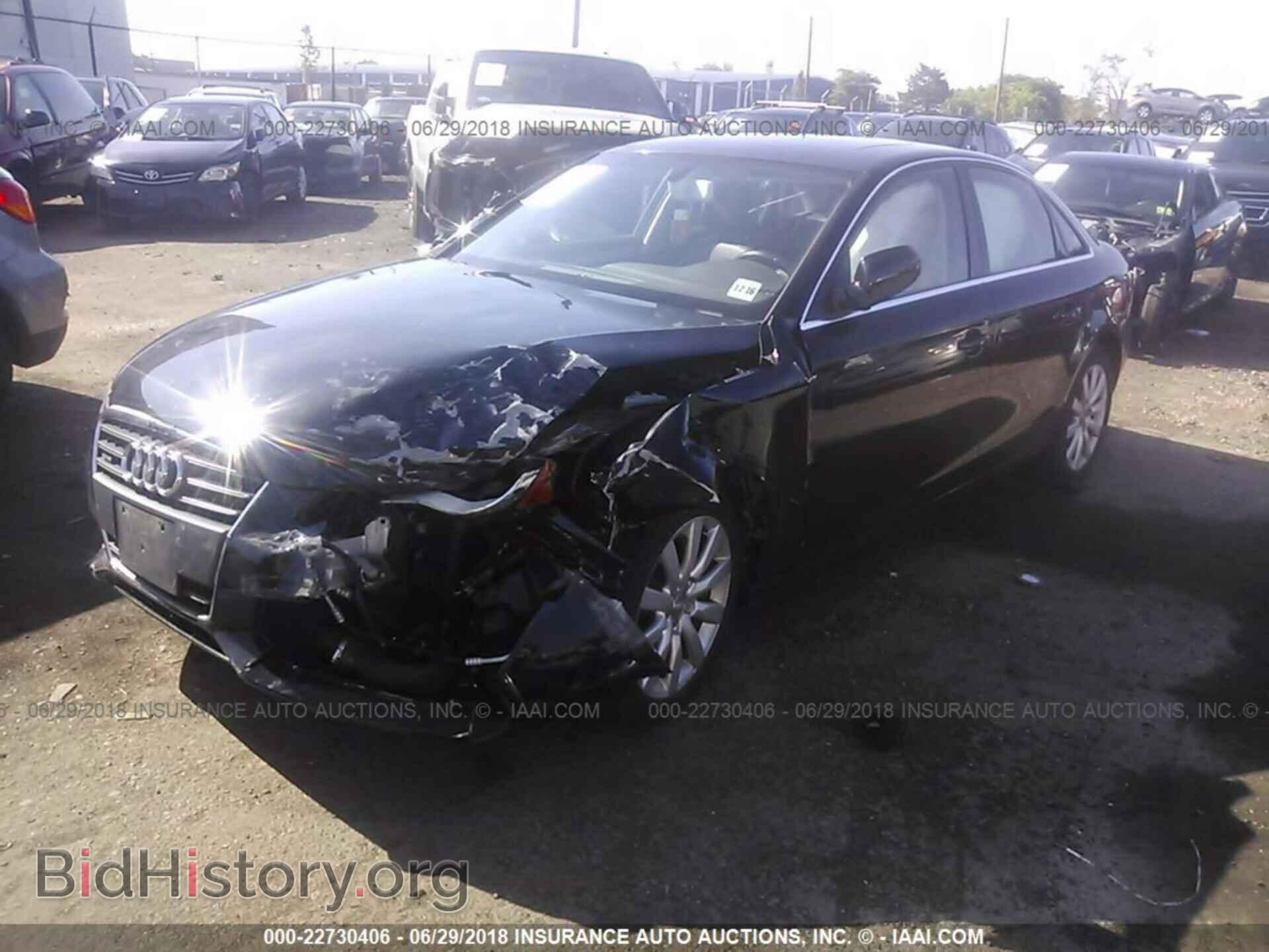 2012 Audi A4 - VIN: WAUBFAFLXCN011252 - Фото 2