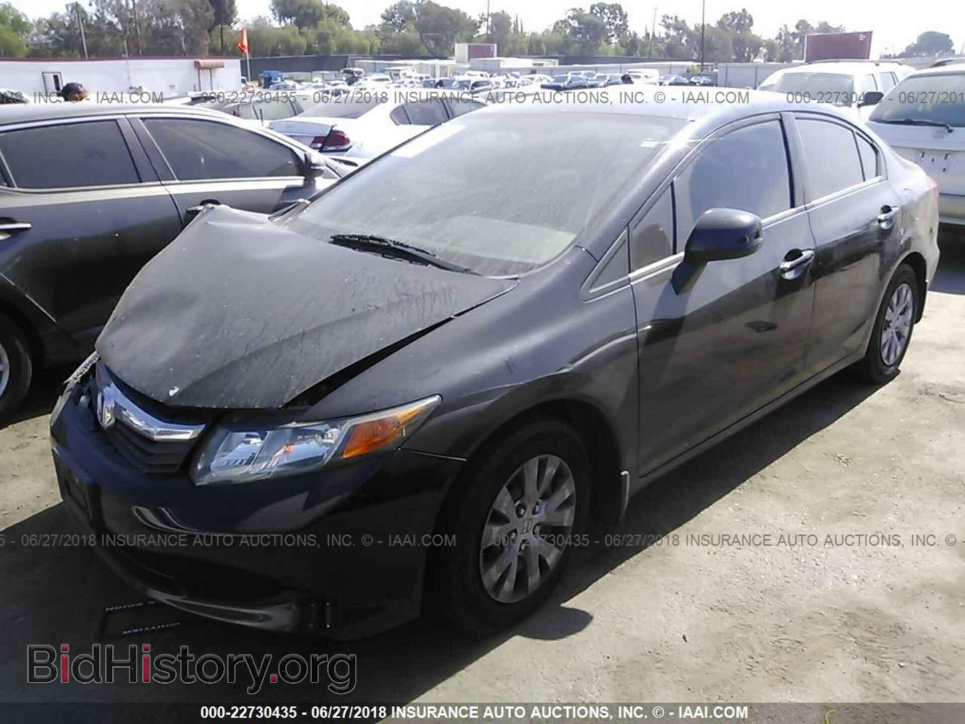 2012 Honda CIVIC (VIN JHMFB2F53CS005087) — фото 4 из 10