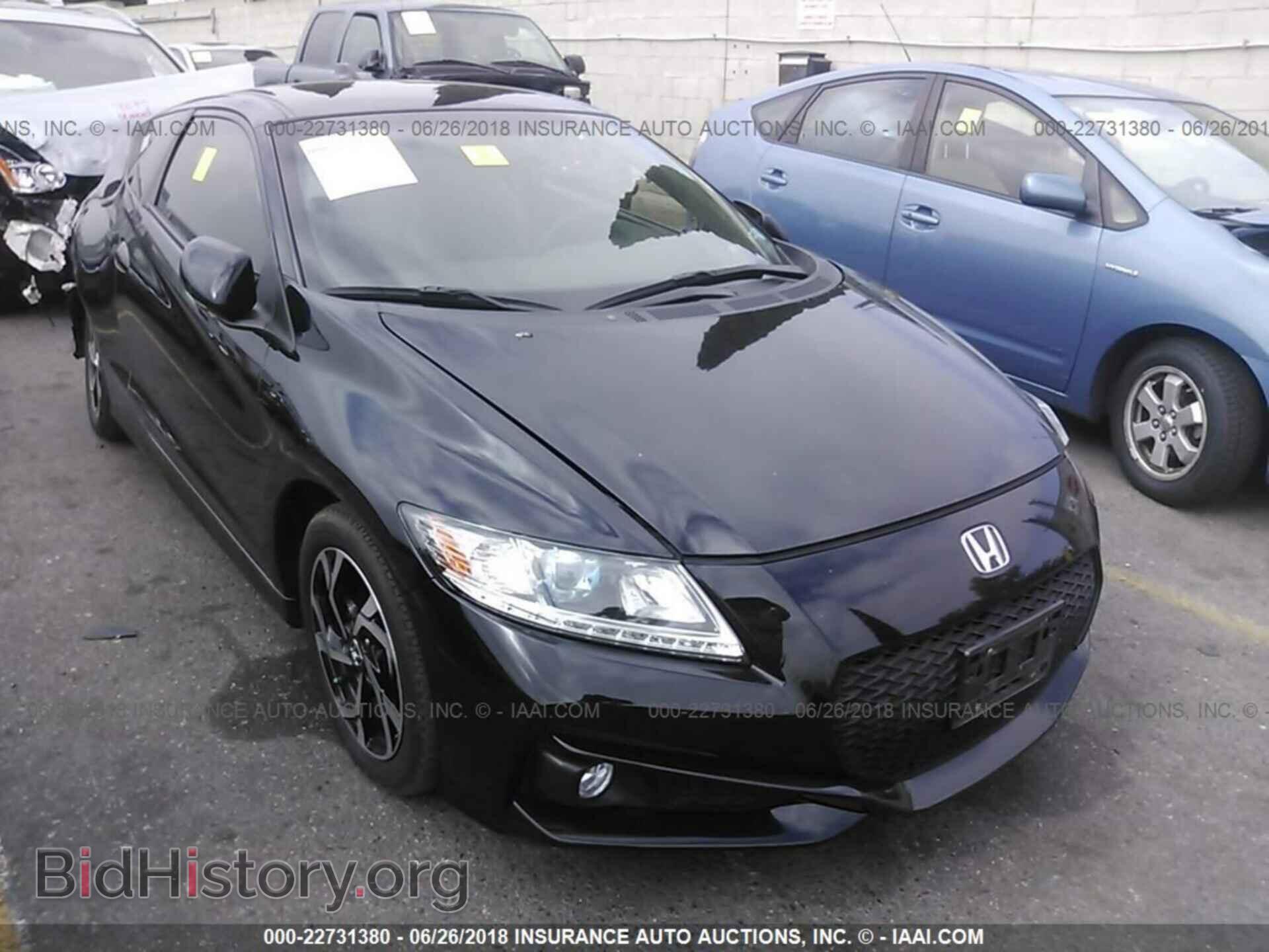 Фотография JHMZF1D67GS001072 - Honda Cr-z 2016