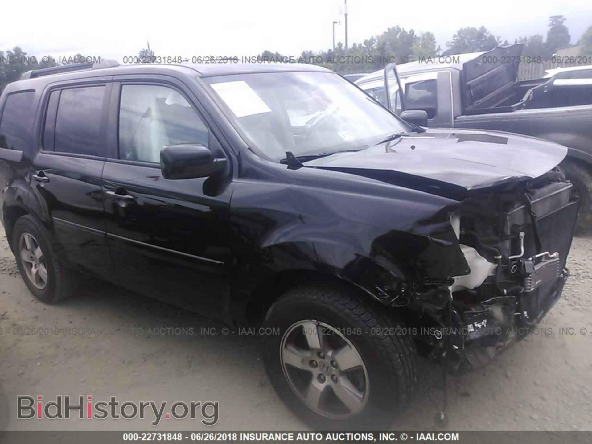 Фотография 5FNYF4H64BB021522 - Honda Pilot 2011