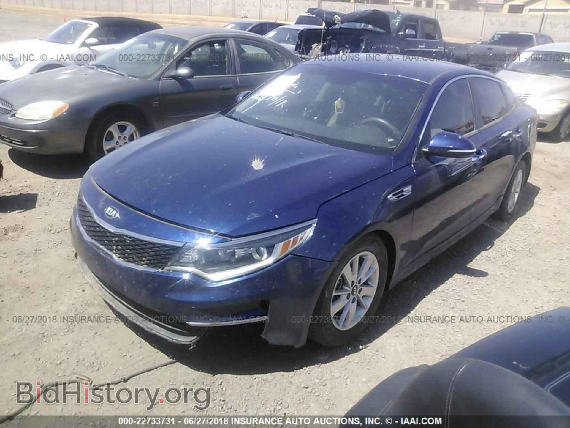 2016 Kia Optima - VIN: 5XXGT4L31GG090318 - Фото 2