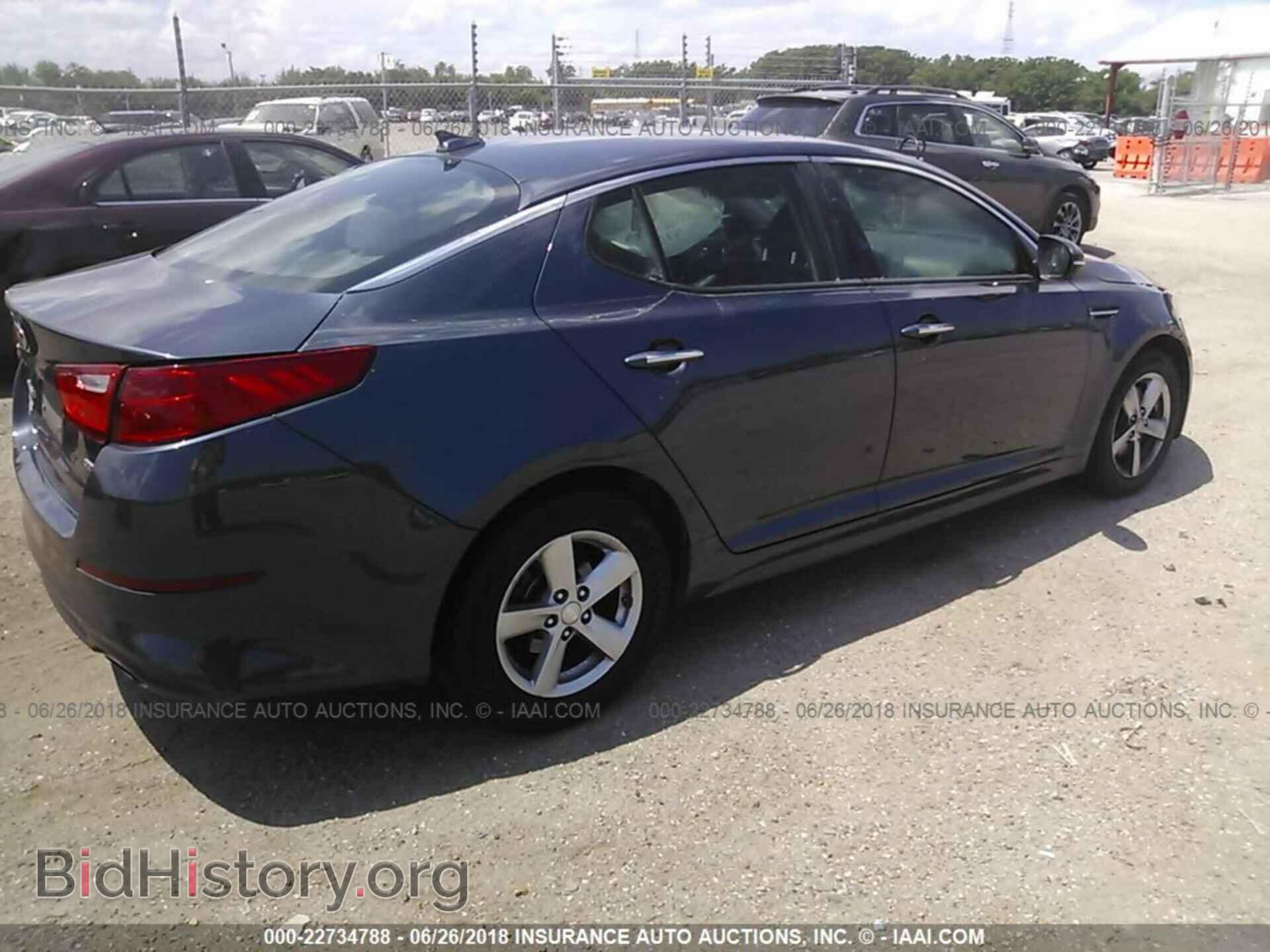 2015 Kia Optima - VIN: 5XXGM4A73FG439738 - Photo 4