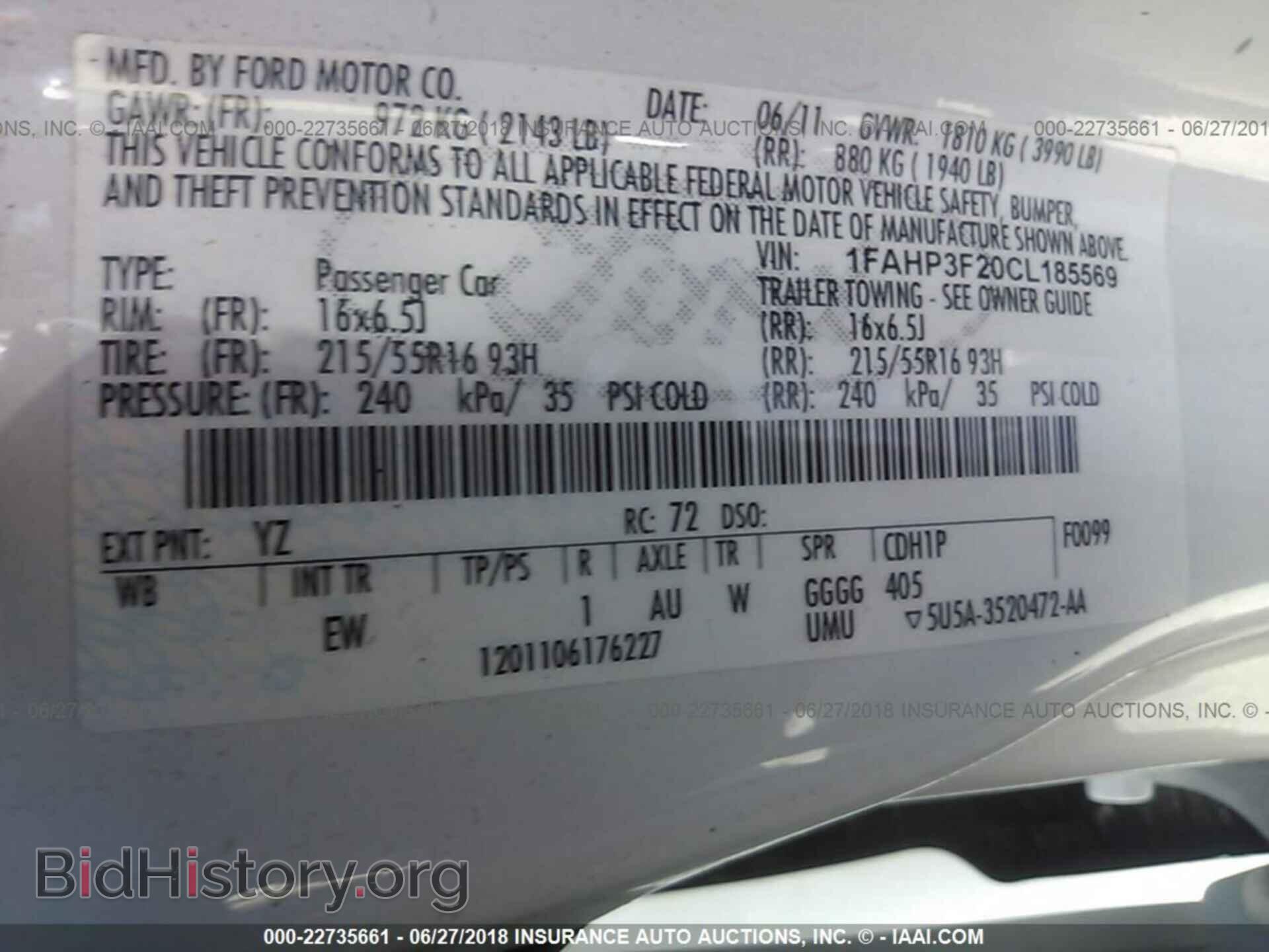 2012 Ford Focus - VIN: 1FAHP3F20CL185569 - Фото 9