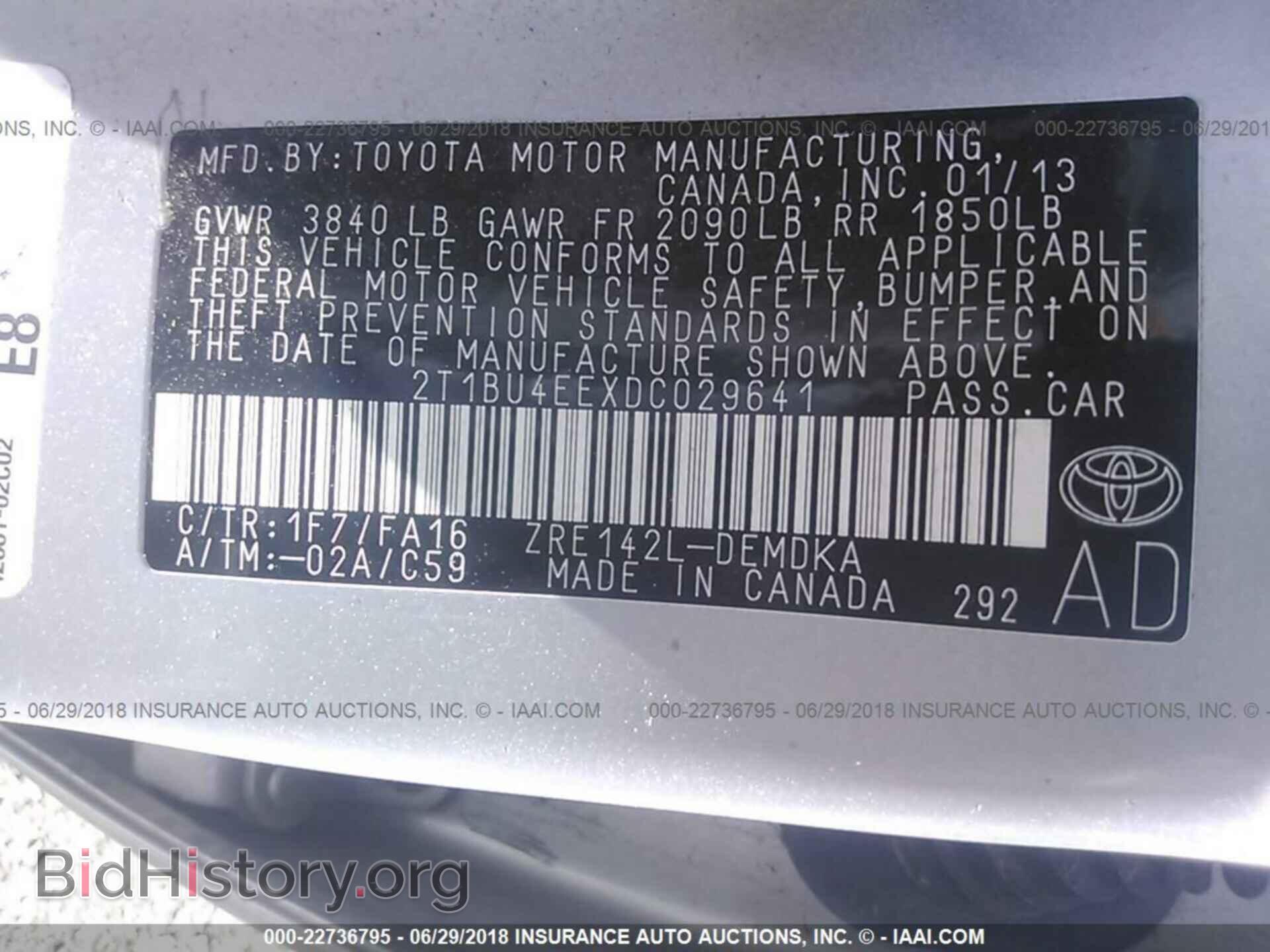 2013 Toyota Corolla - VIN: 2T1BU4EEXDC029641 - Photo 9