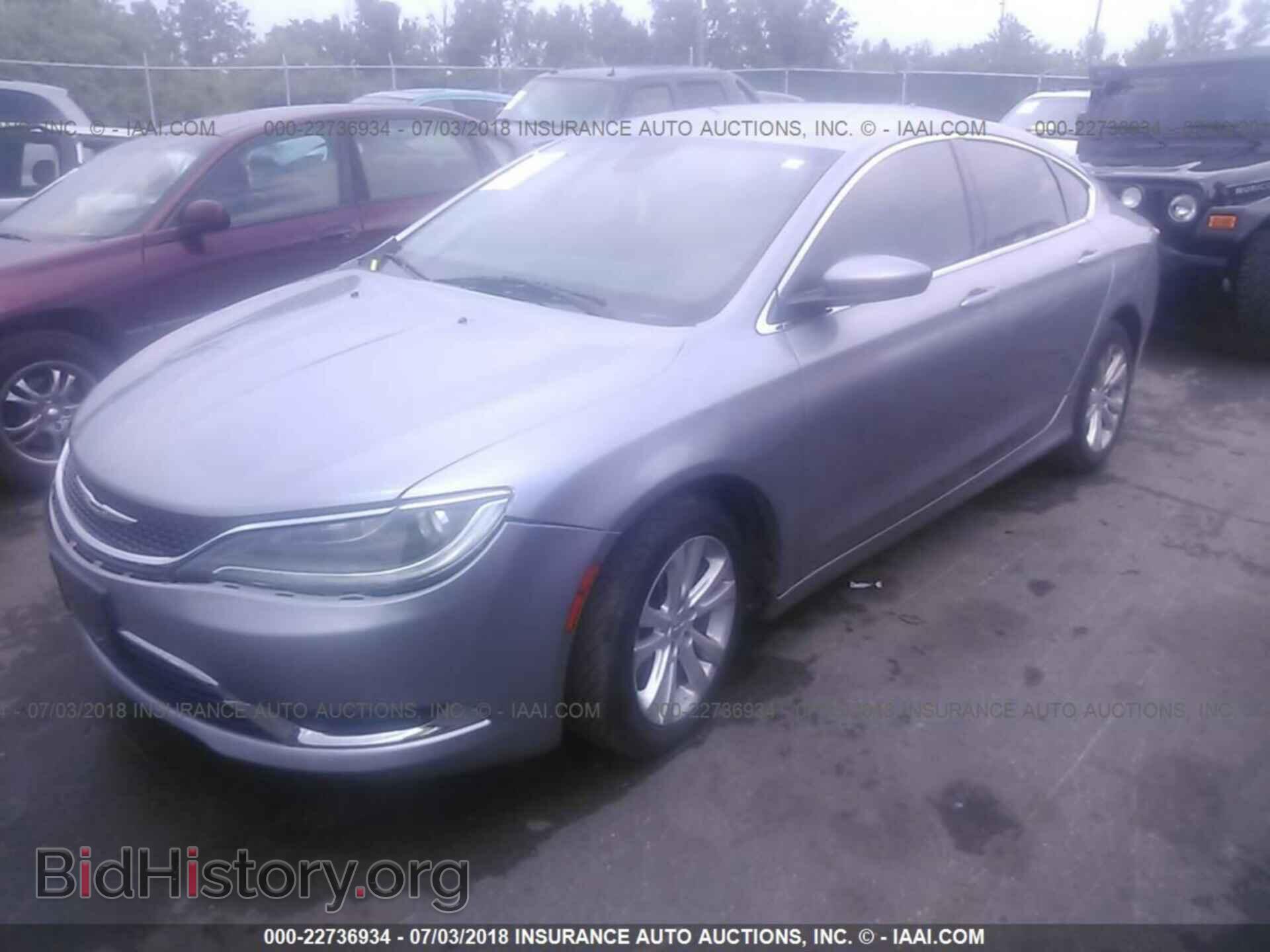 2015 Chrysler 200 - VIN: 1C3CCCAB5FN627363 - Фото 2