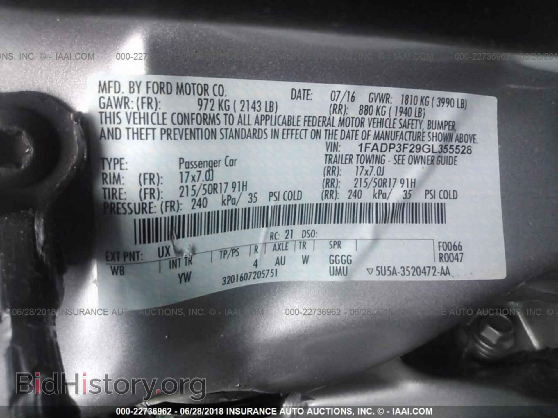 2016 Ford Focus - VIN: 1FADP3F29GL355528 - Photo 9