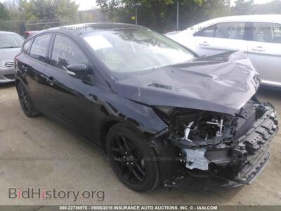 2016 Ford FOCUS SE, черный — VIN 1FADP3K23GL379877, IAAI