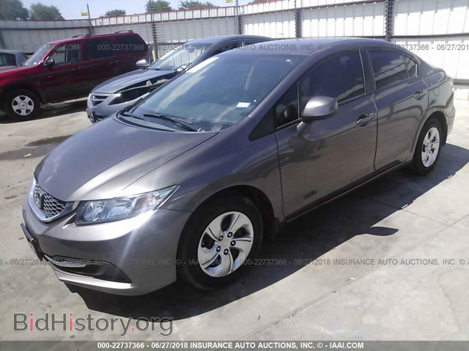 2013 Honda Civic - VIN: 19XFB2F57DE092501 - Фото 2