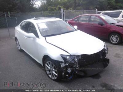 2012 Lexus IS, белый — VIN JTHCF5C24C5059824, IAAI
