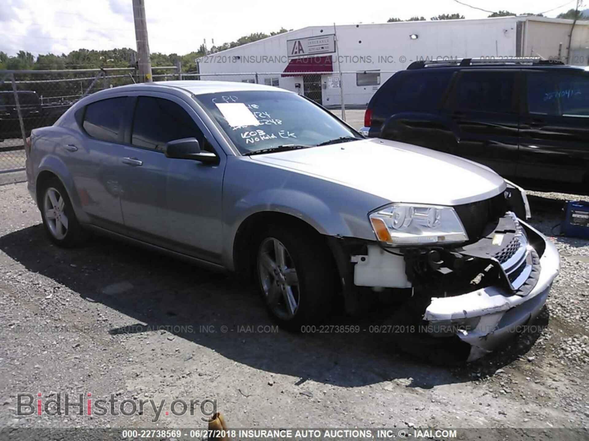 Photo 1C3CDZAB6DN665424 - Dodge Avenger 2013