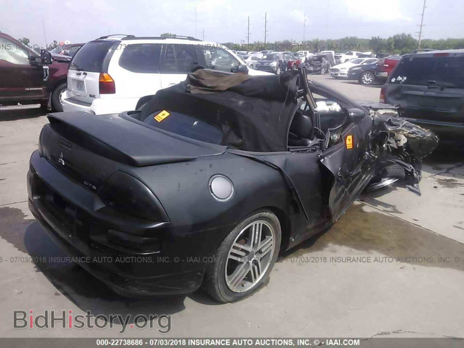 2003 MITSUBISHI ECLIPSE - VIN: 4A3AE75H03E007449 - Фото 4