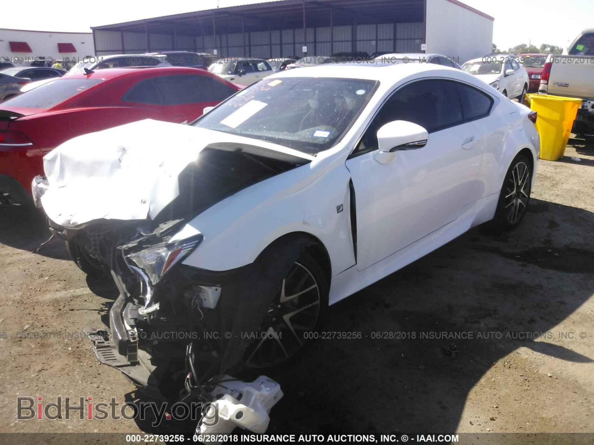 2016 Lexus Rc - VIN: JTHHA5BC4G5000728 - Фото 2