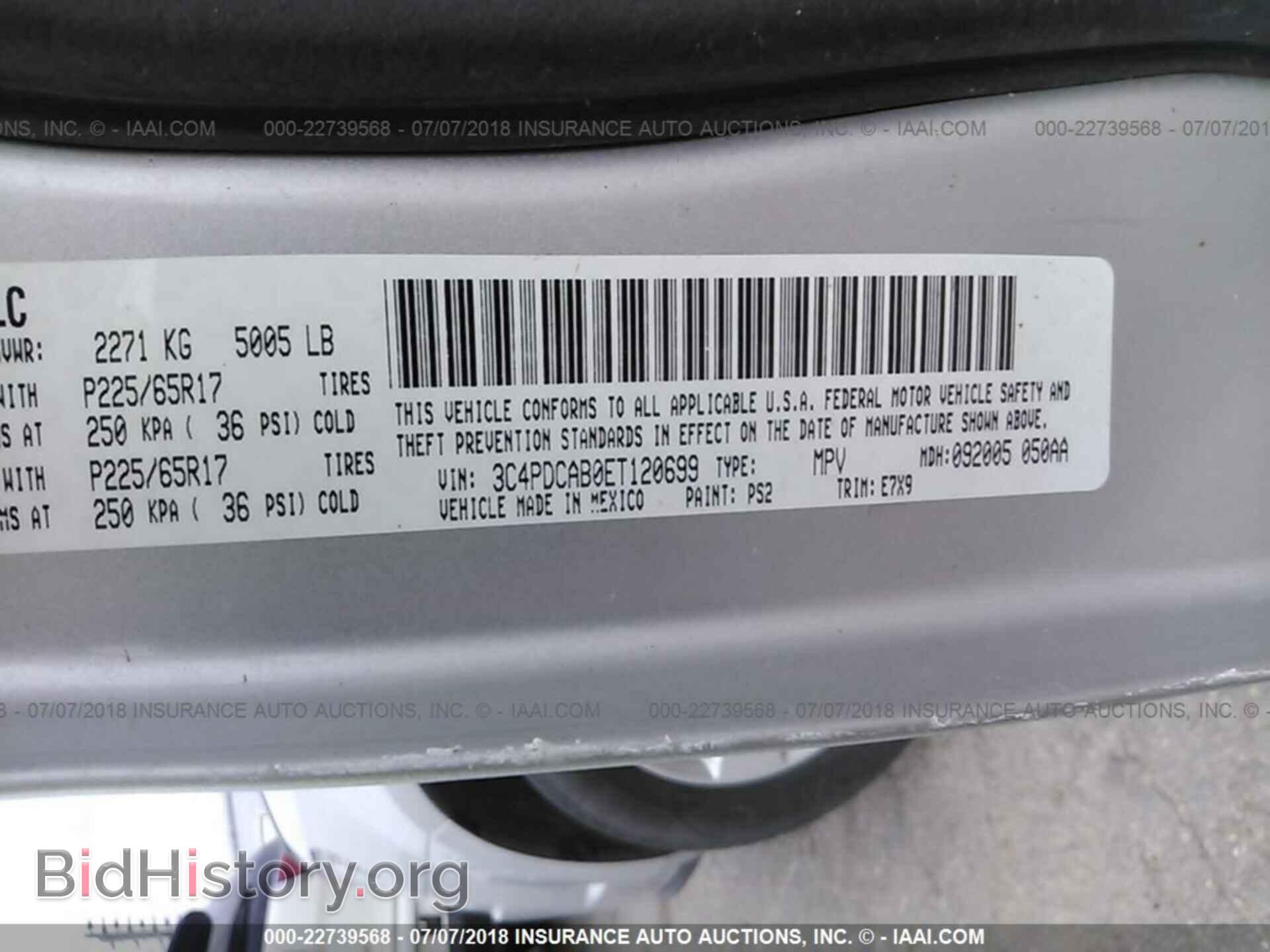 2014 DODGE JOURNEY - VIN: 3C4PDCAB0ET120699 - Photo 9