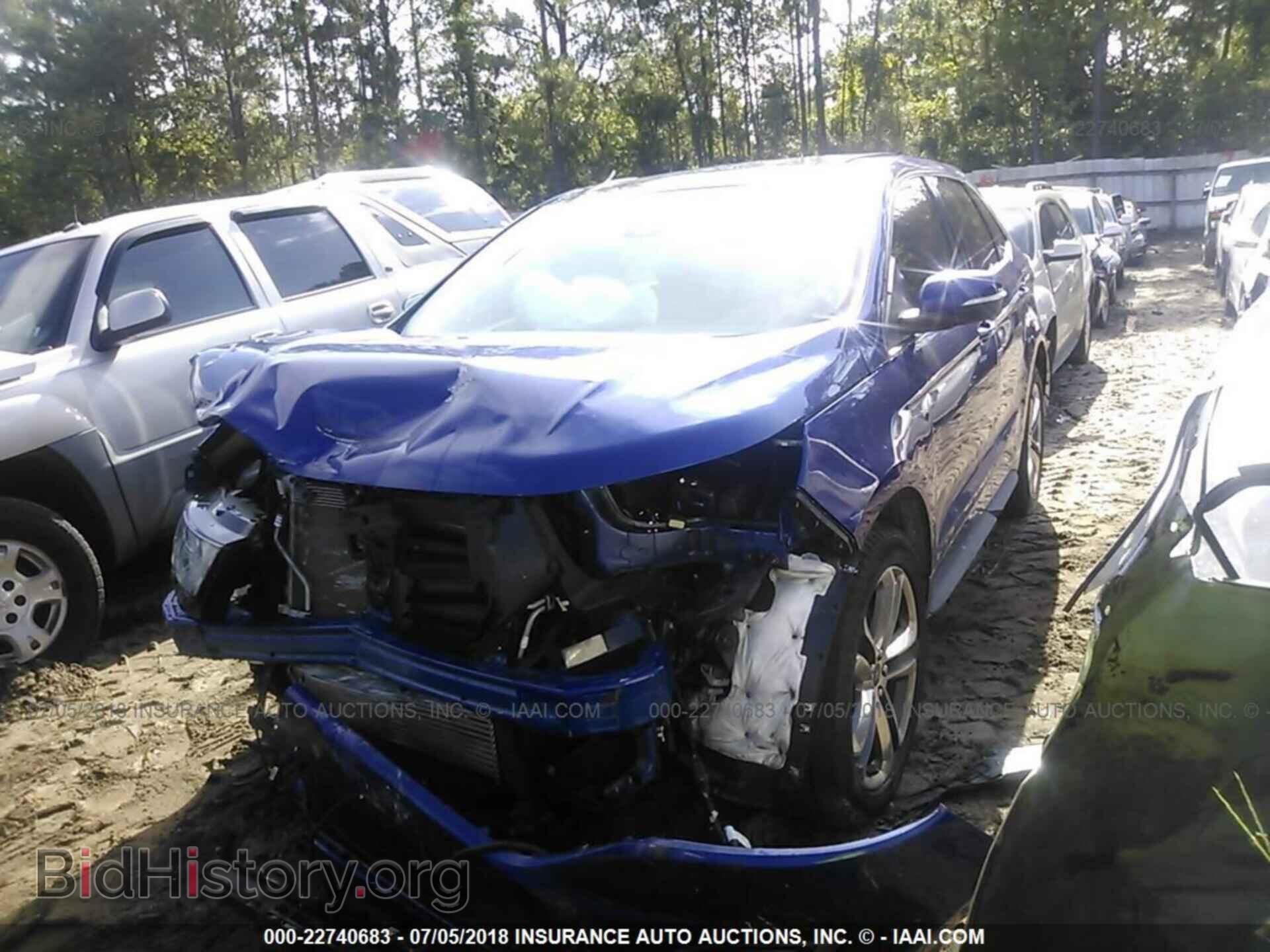2015 Ford Edge - VIN: 2FMTK4AP5FBB64440 - Фото 2