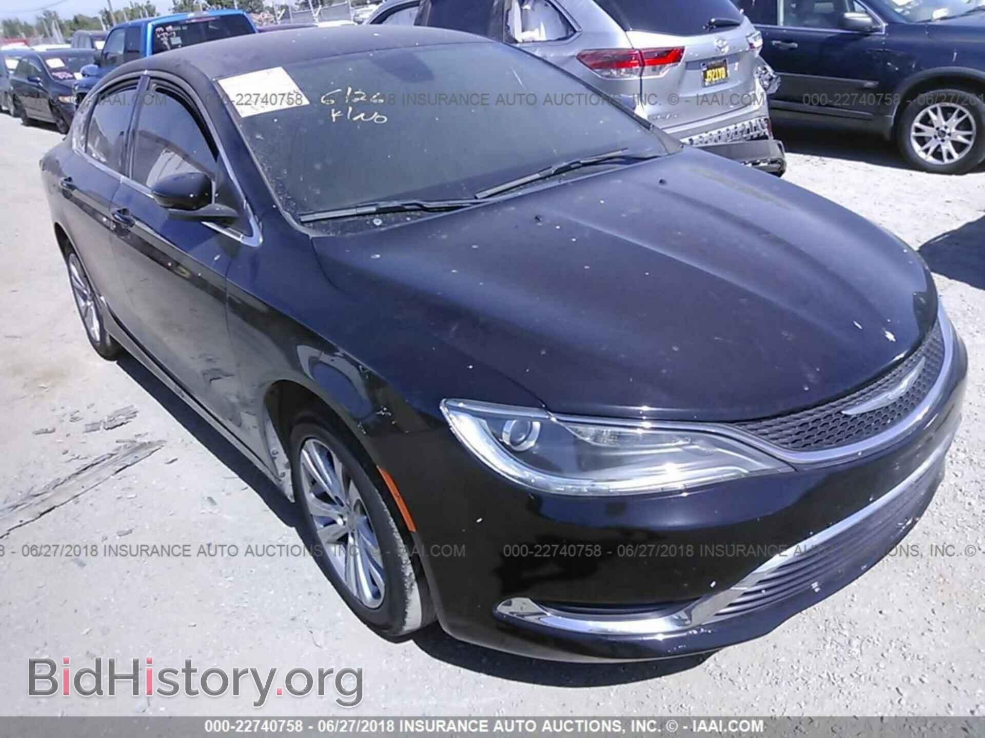 Фотография 1C3CCCAB5FN744053 - Chrysler 200 2015