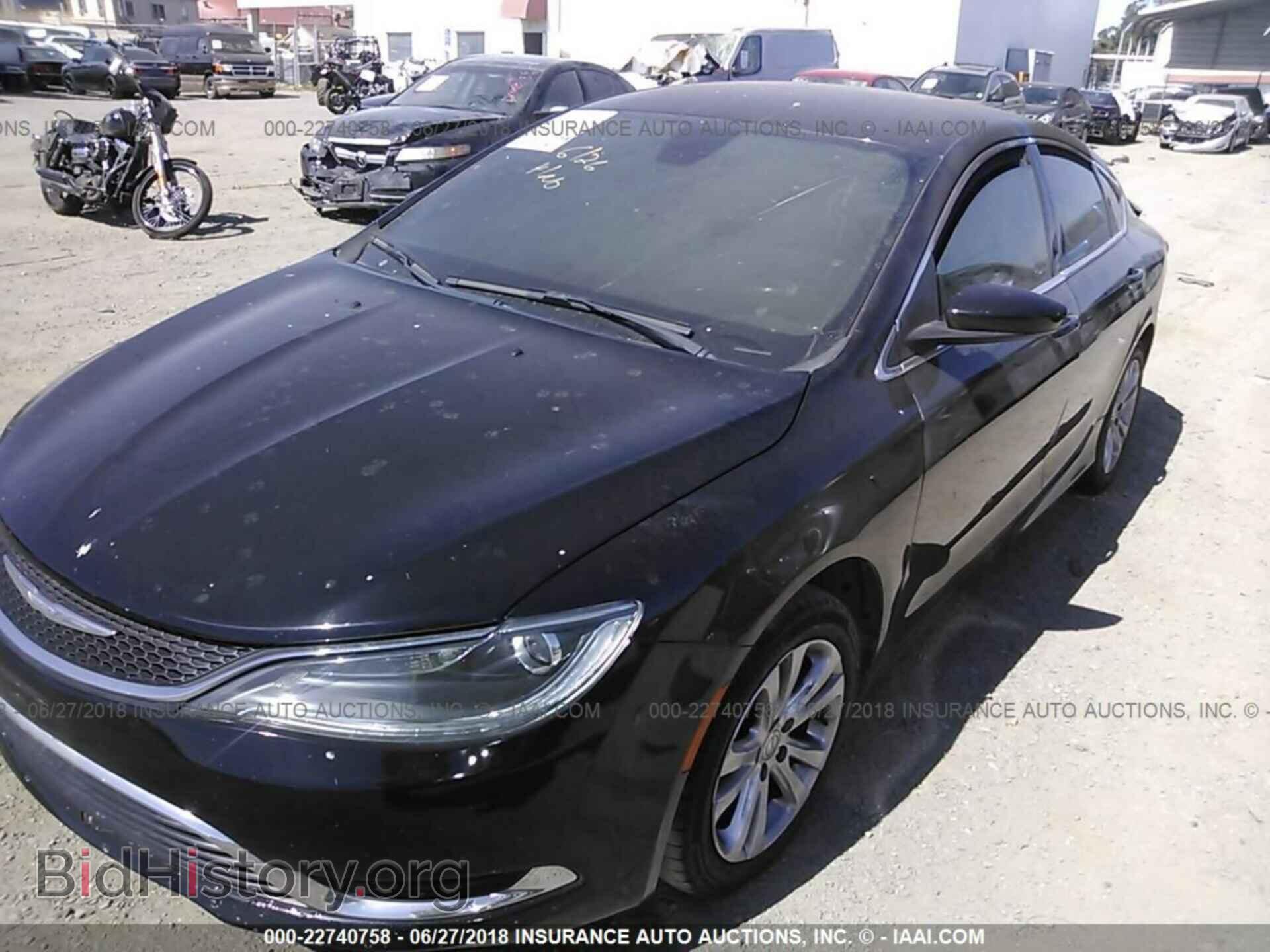 2015 Chrysler 200 - VIN: 1C3CCCAB5FN744053 - Фото 2