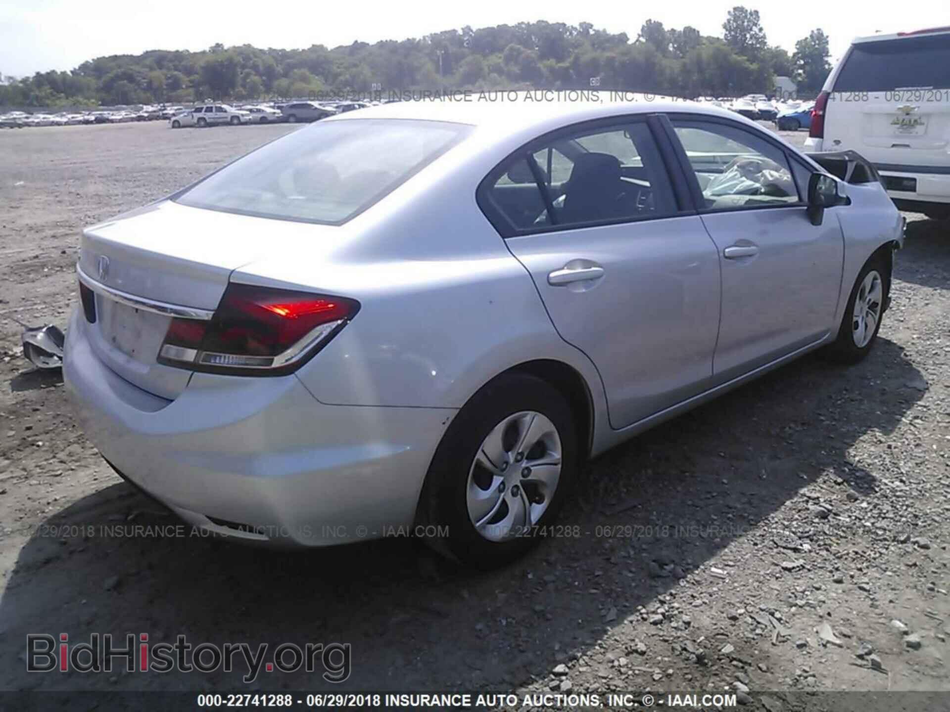 2013 Honda Civic - VIN: 19XFB2F53DE232446 - Фото 4
