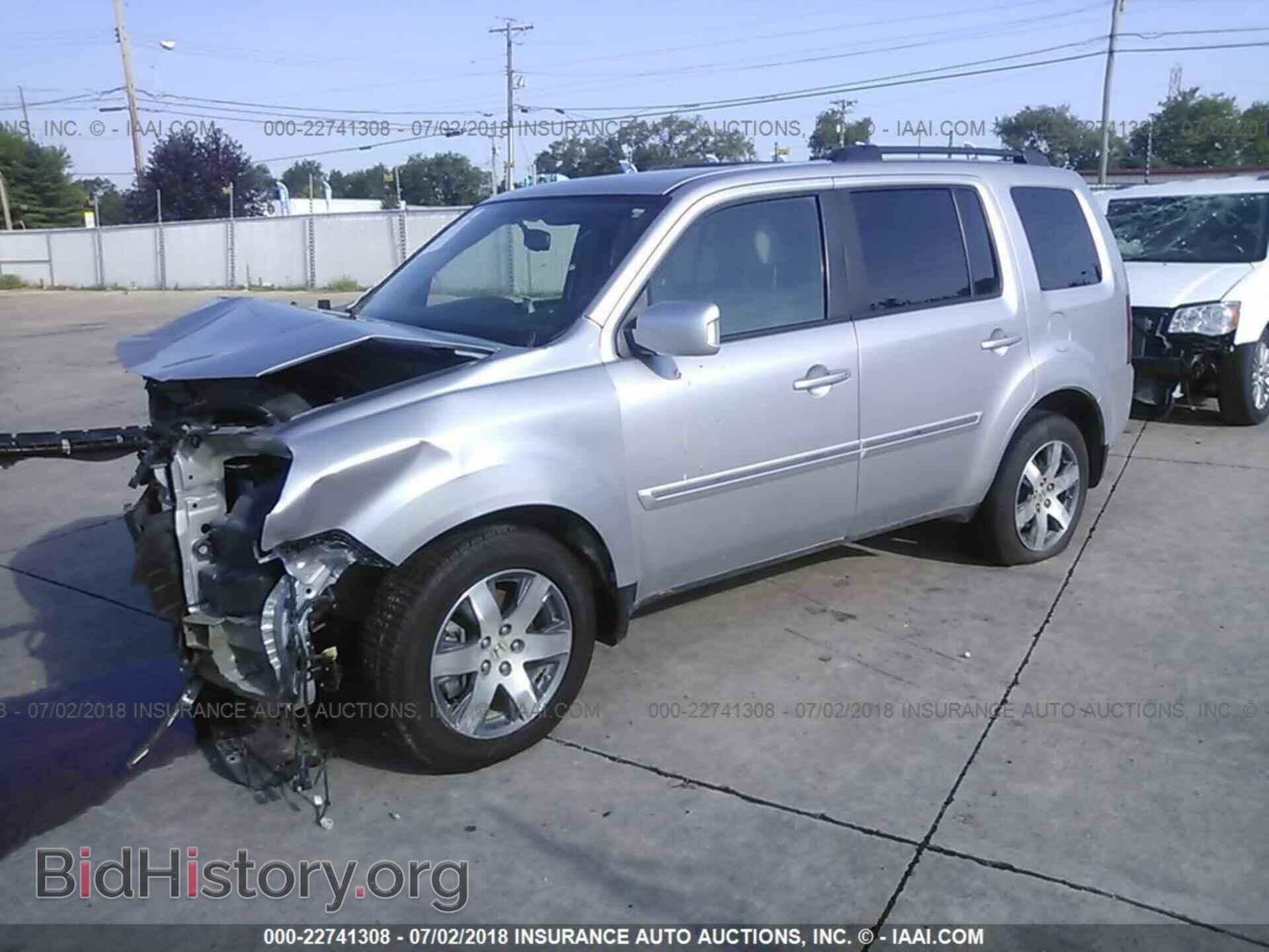 2013 Honda Pilot - VIN: 5FNYF4H92DB073826 - Фото 2