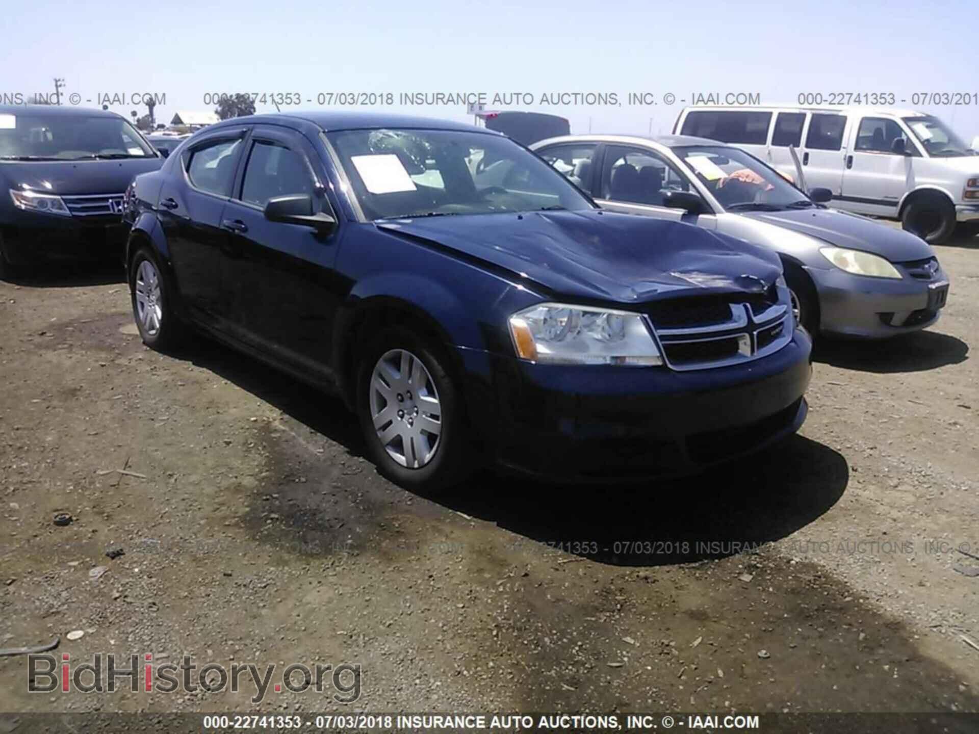 Photo 1C3CDZAB2DN754469 - Dodge Avenger 2013