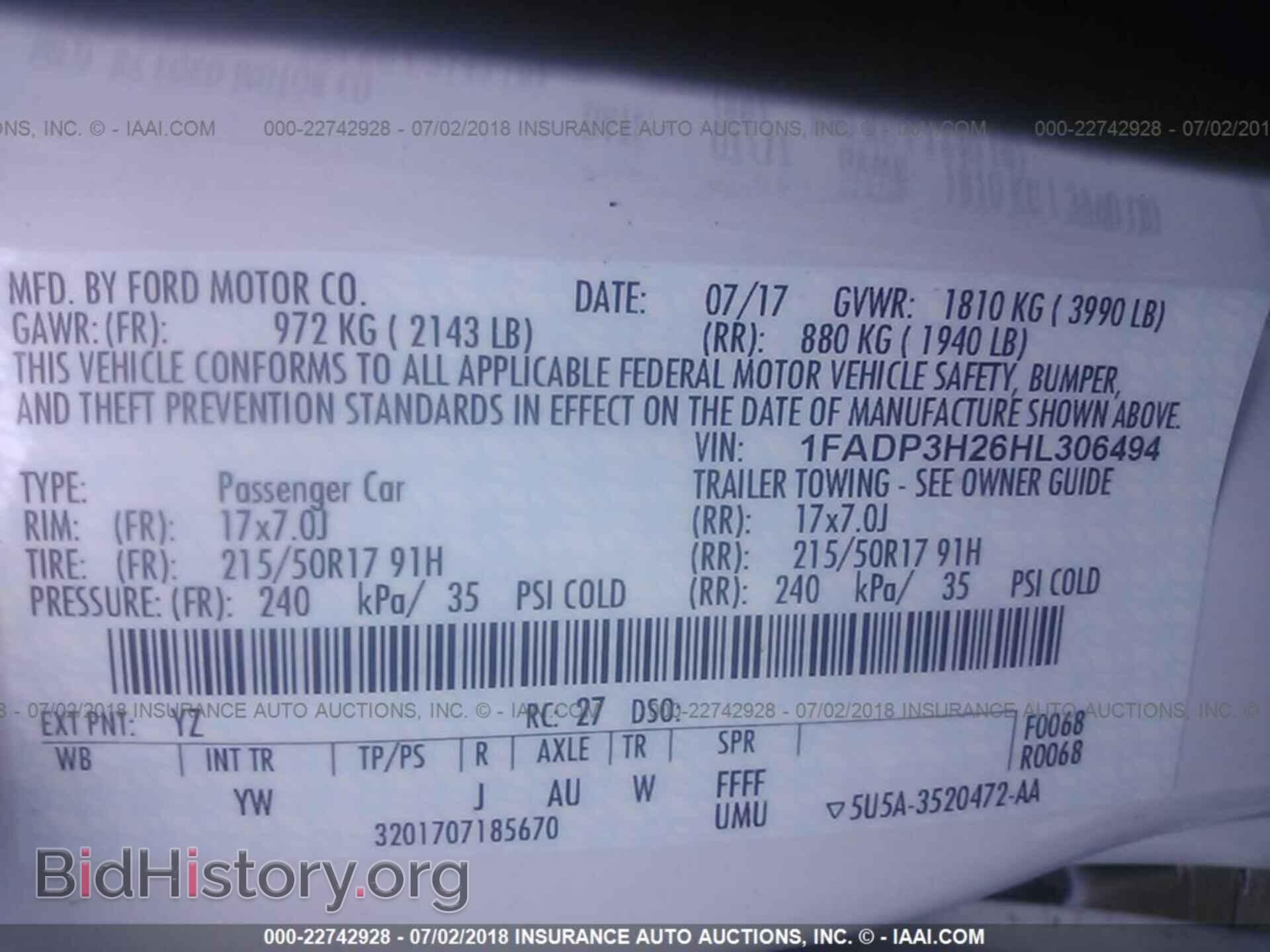 2017 Ford Focus - VIN: 1FADP3H26HL306494 - Photo 9