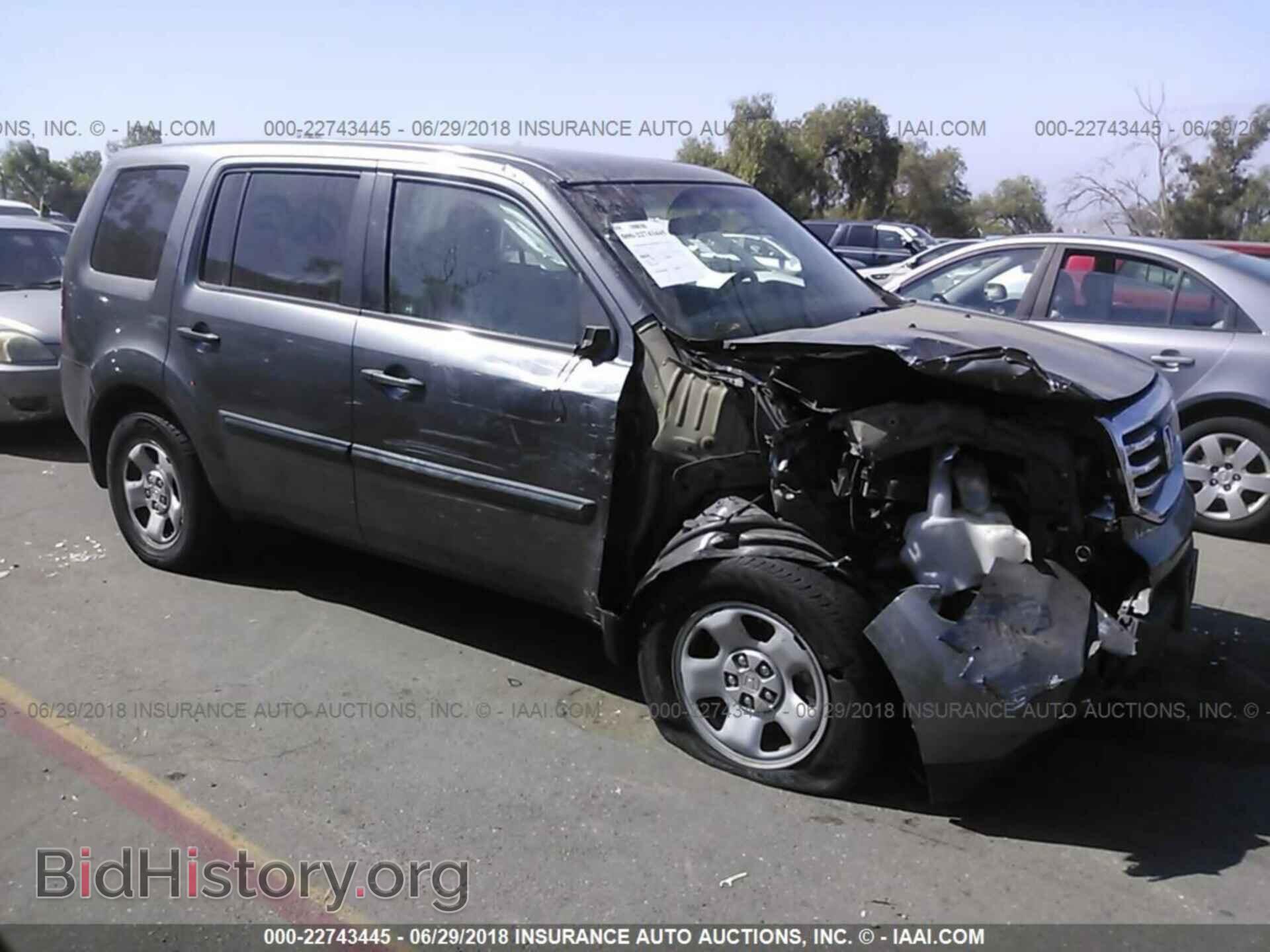 Фотография 5FNYF3H25CB005371 - Honda Pilot 2012
