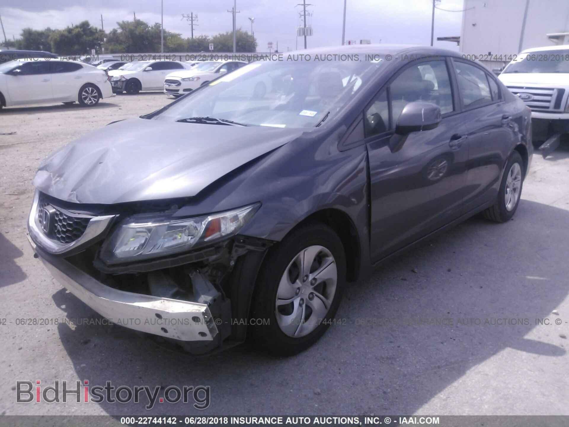2013 Honda Civic - VIN: 2HGFB2F59DH554451 - Фото 2