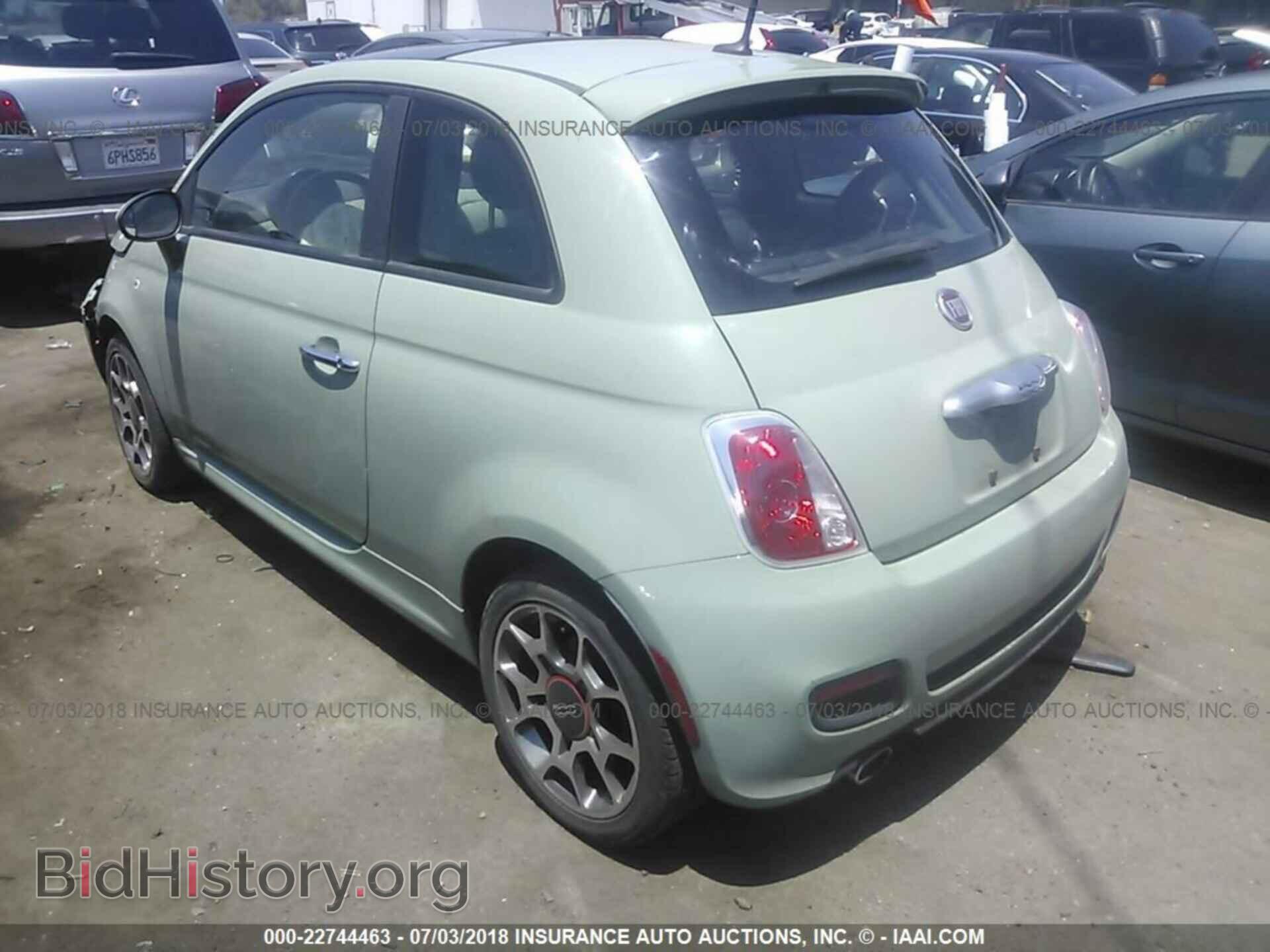 2013 Fiat 500 - VIN: 3C3CFFBR0DT652057 - Фото 3