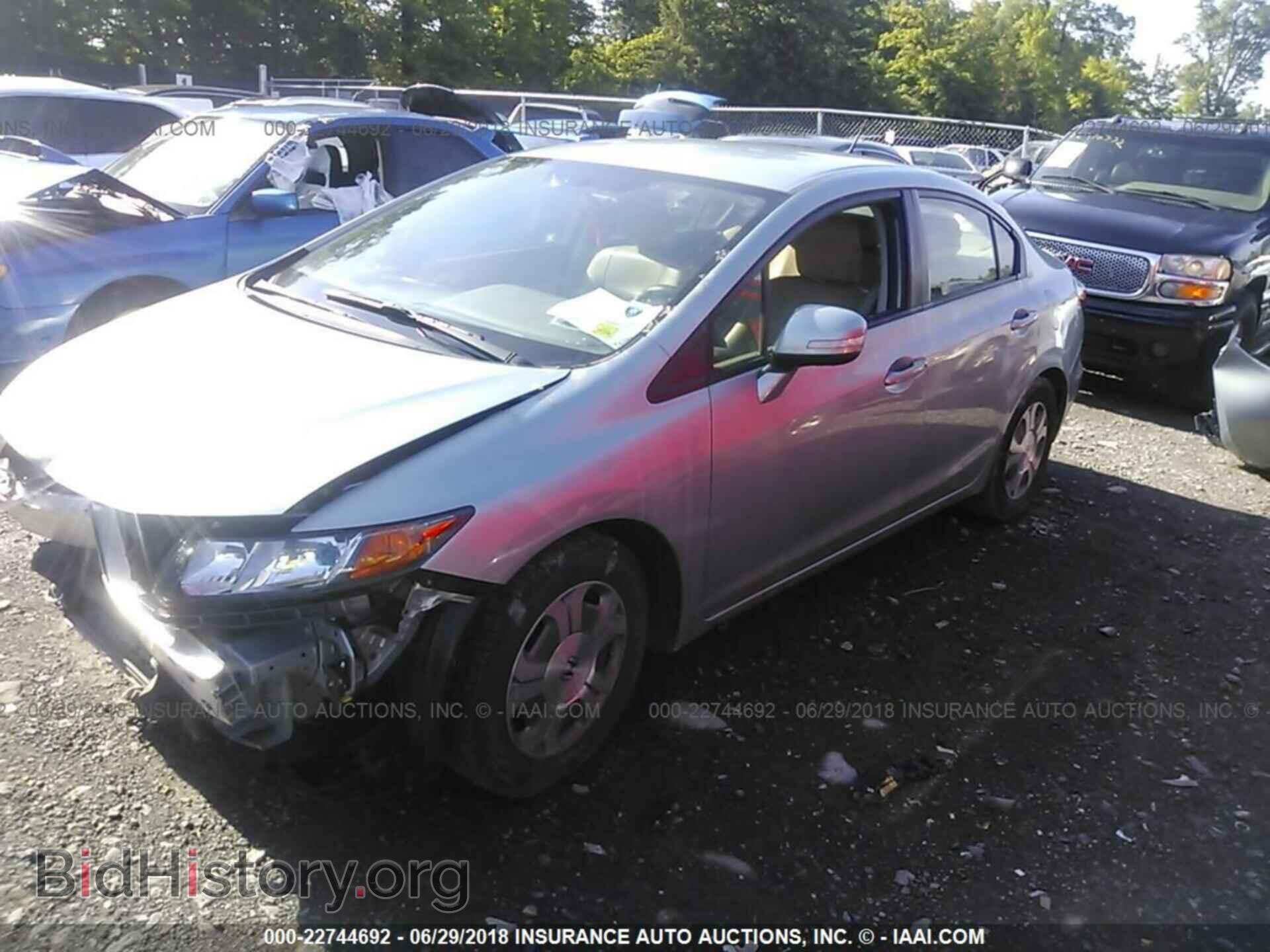 2012 Honda CIVIC (VIN JHMFB4F23CS011098) — фото 2 из 10