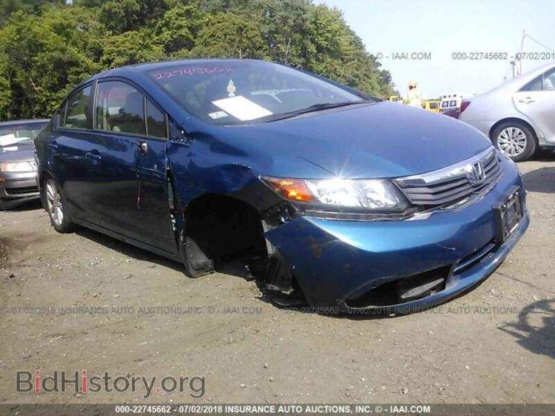 2012 Honda CIVIC (VIN 19XFB2F81CE041777) — фото 1 из 10, IAAI, повреждение: правая передняя часть