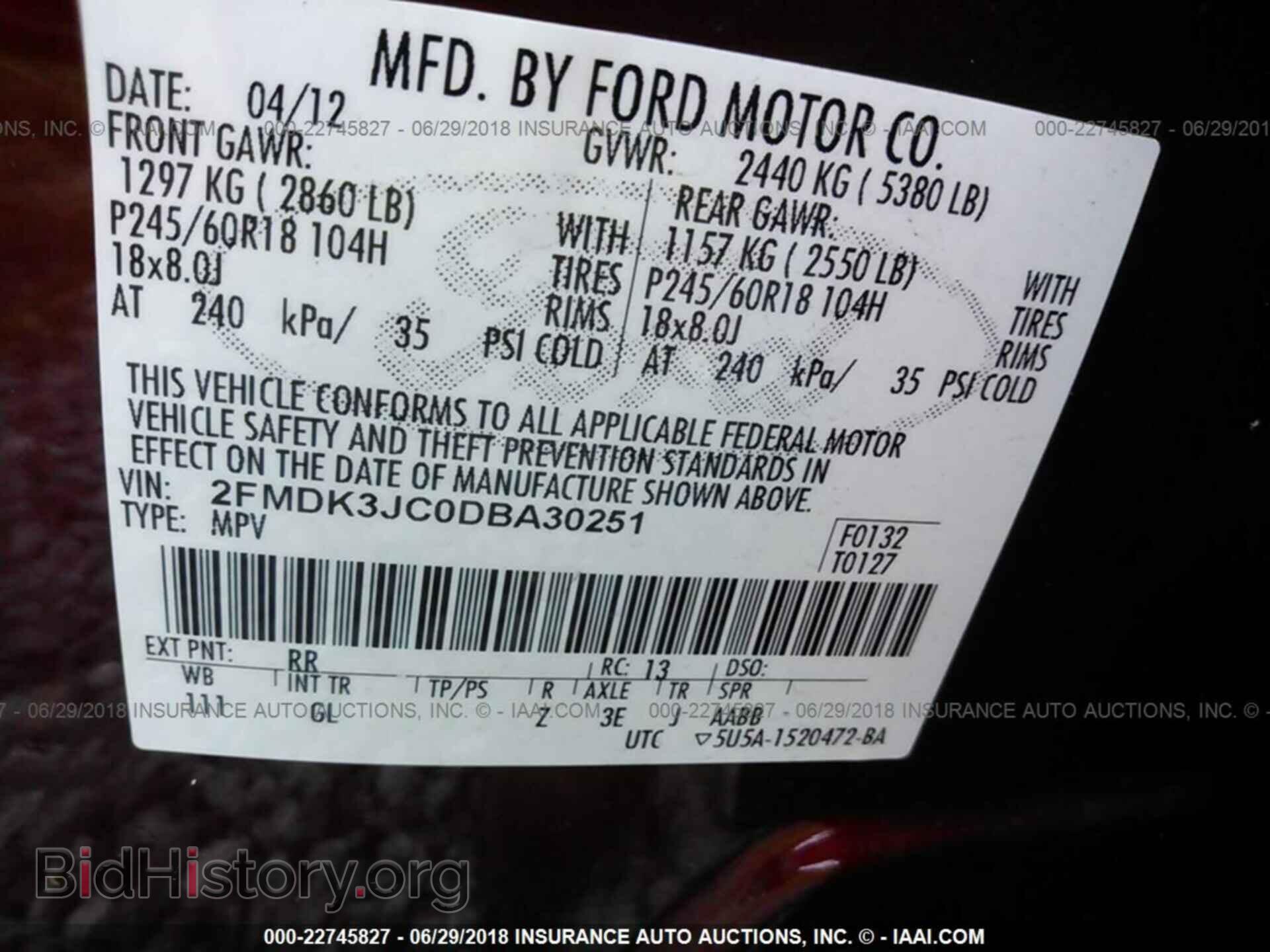 2013 Ford Edge - VIN: 2FMDK3JC0DBA30251 - Photo 9