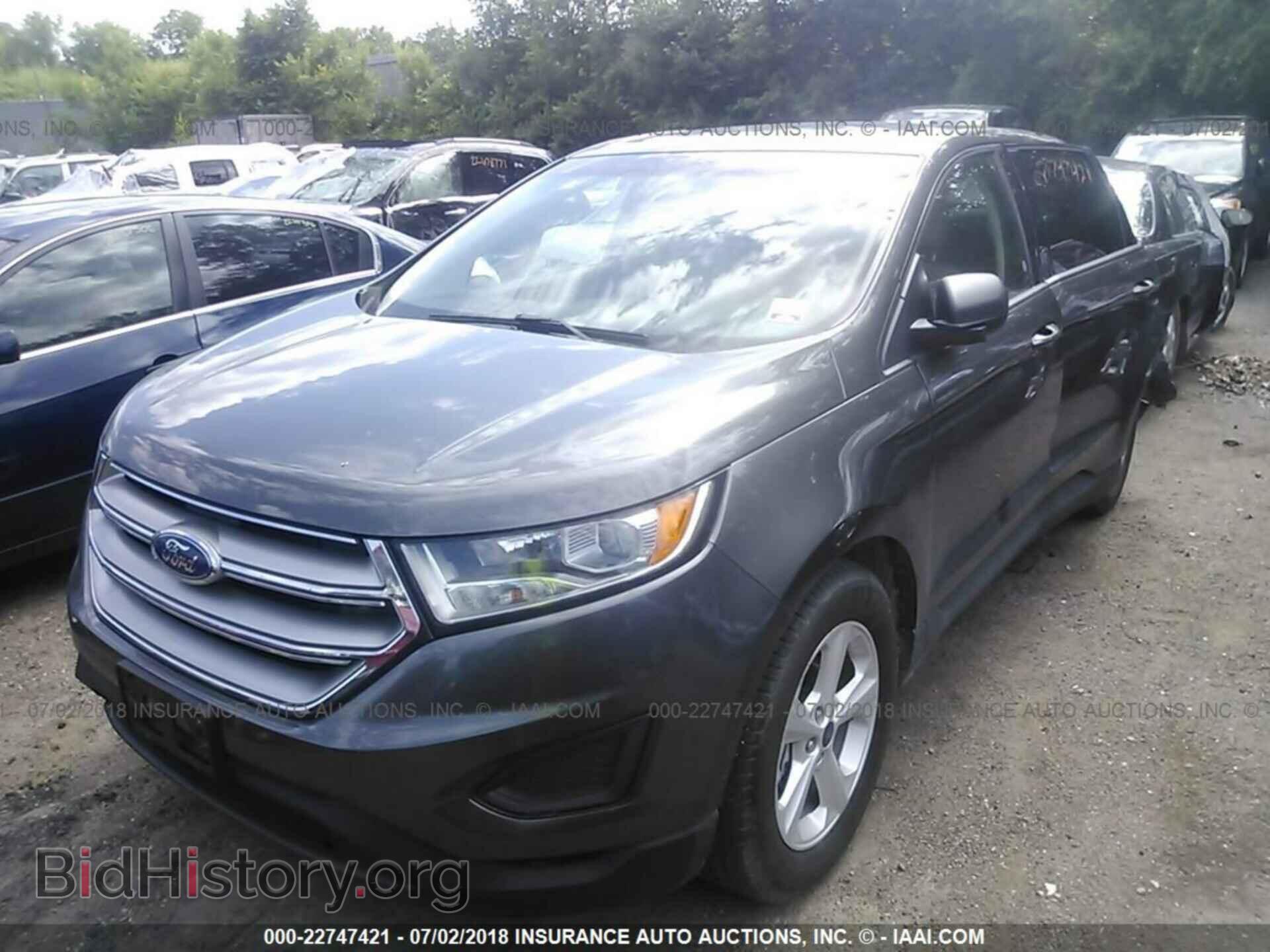 2015 Ford Edge - VIN: 2FMTK3G90FBC29407 - Фото 2