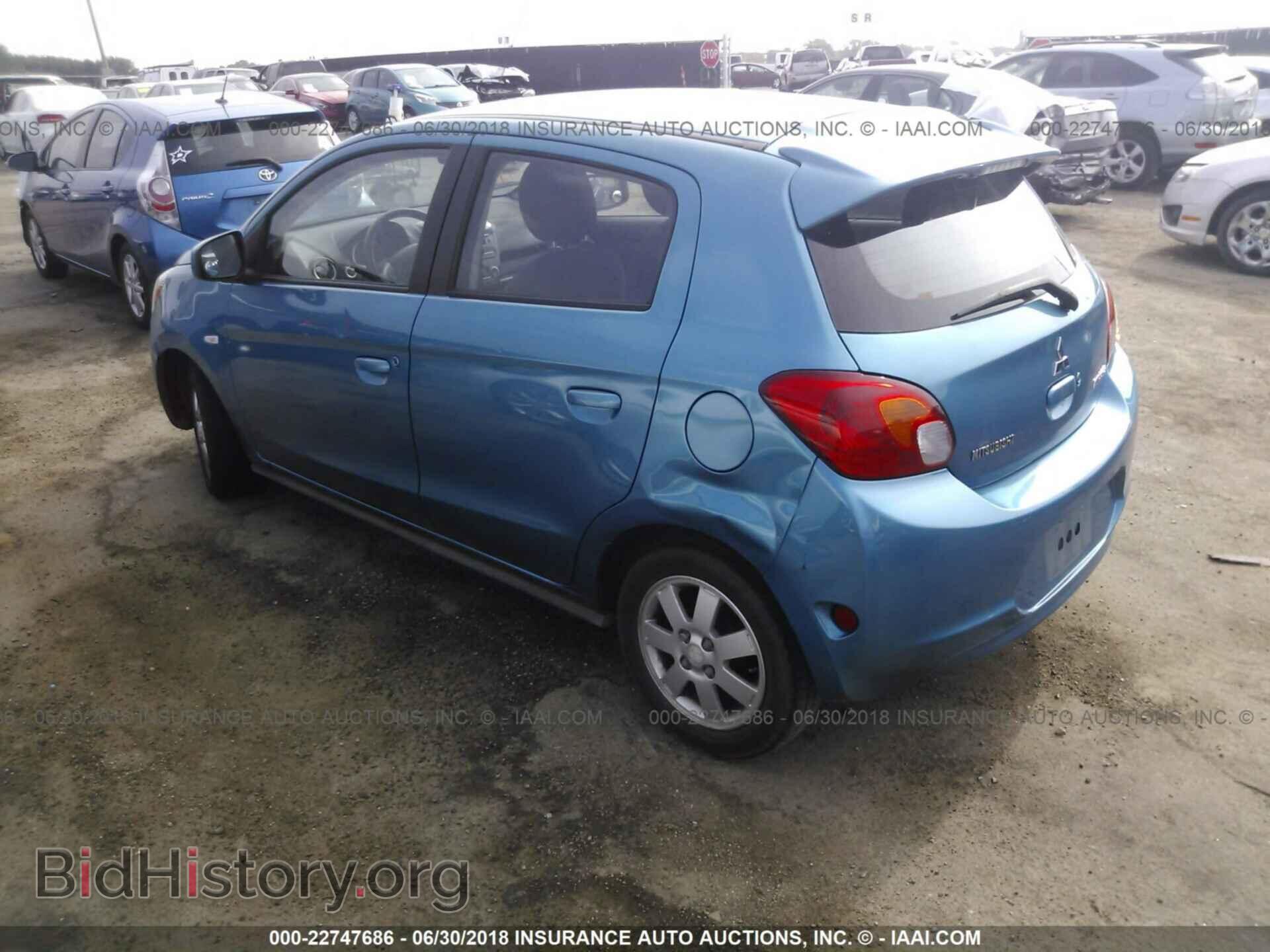 2014 Mitsubishi Mirage - VIN: ML32A4HJ0EH008279 - Фото 3