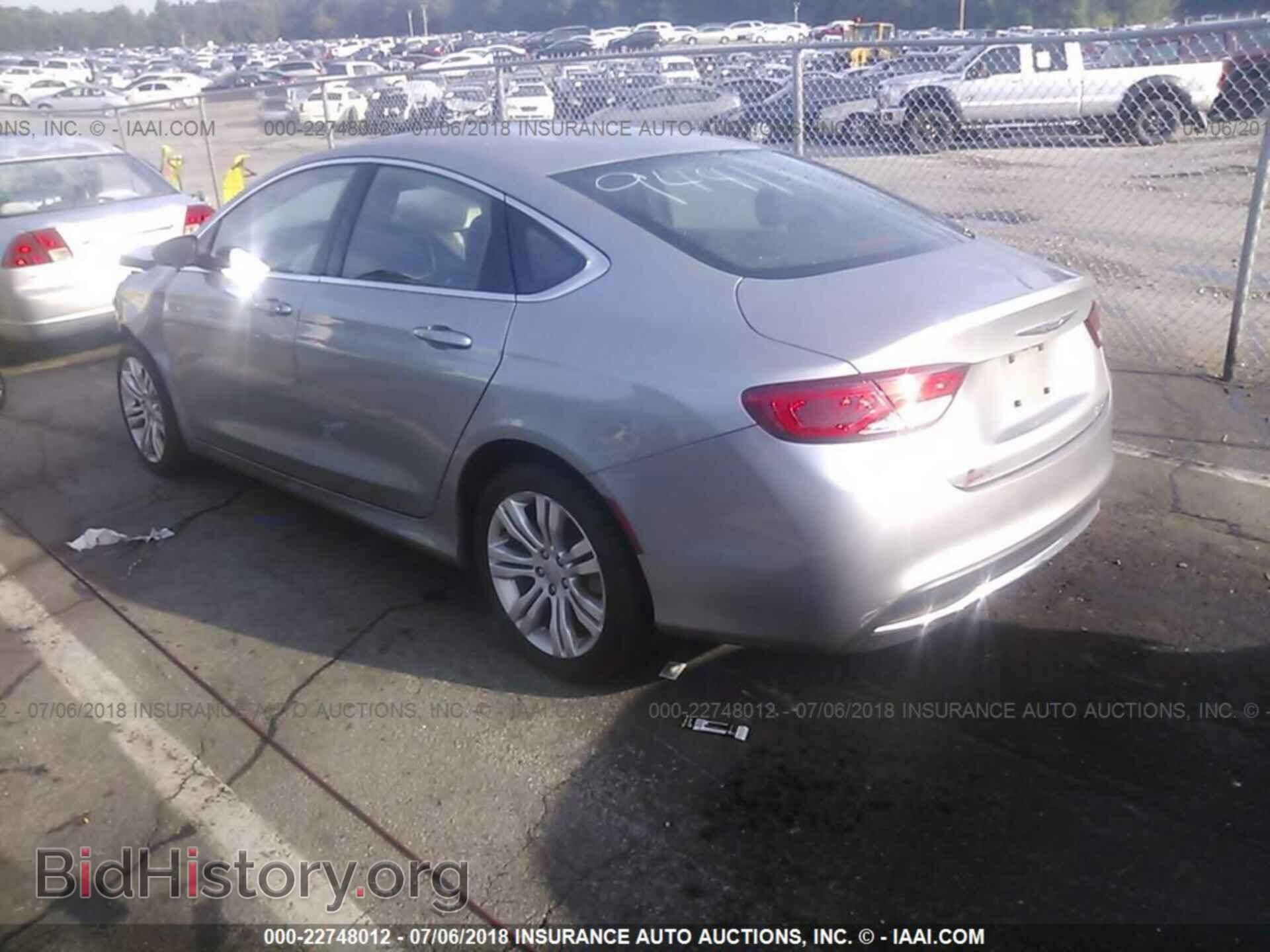 2015 Chrysler 200 - VIN: 1C3CCCAB1FN689441 - Фото 3